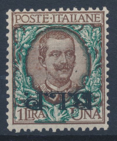 1922 – Regno D’italia - Buste Lettere Postali – 1 Lire Bruno e Verde, Soprastampa “b.L.p.”, II Ti...