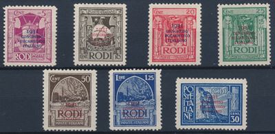 1931 – Regno D’italia – Colonie e Possedimenti – Egeo – Emissioni Generali – “congresso Eucaristi...