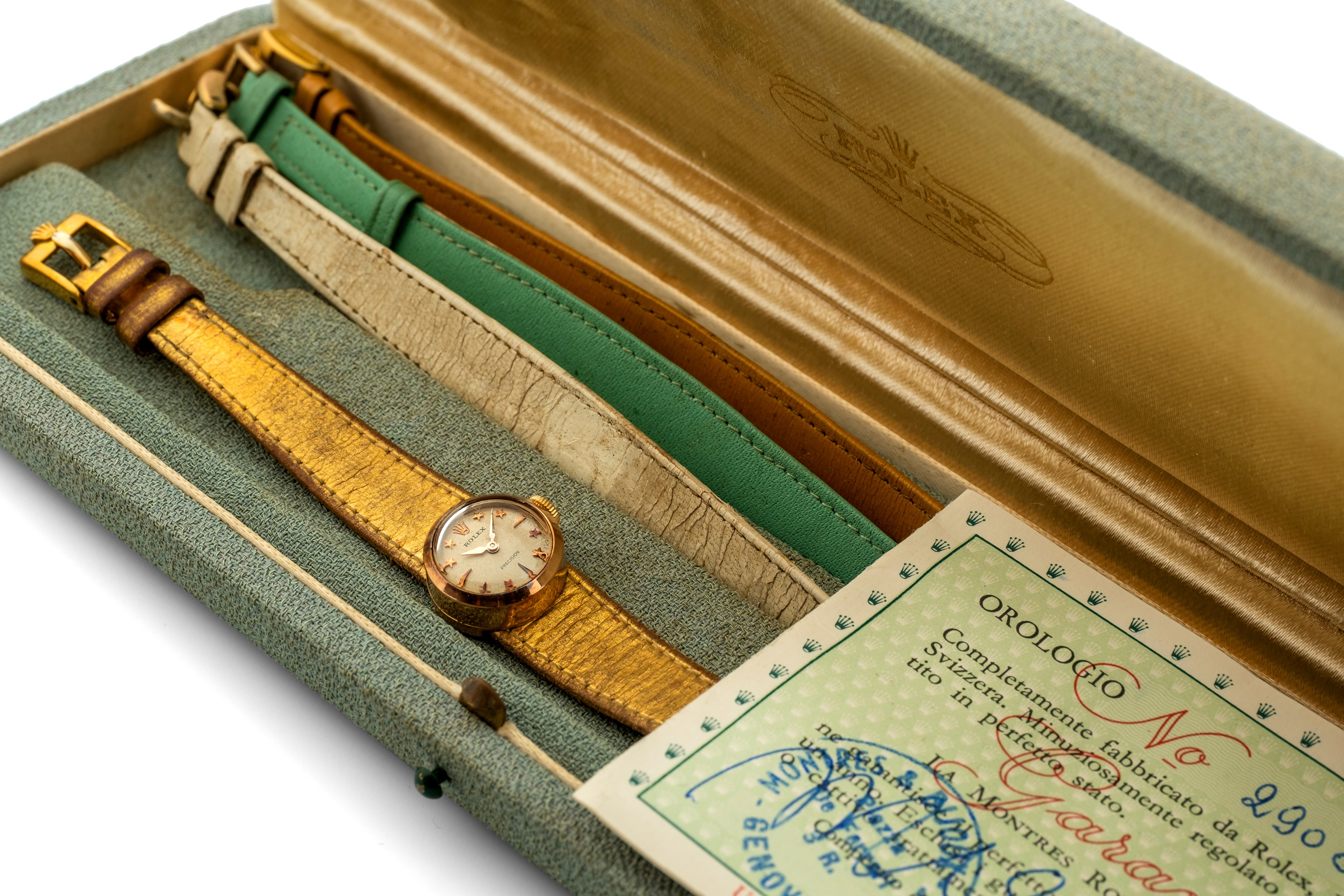 Rolex - Orchid Stelline in Oro Rosa 18k, Quadrante con Indici a Stella Applicati, Corredato di Sc...