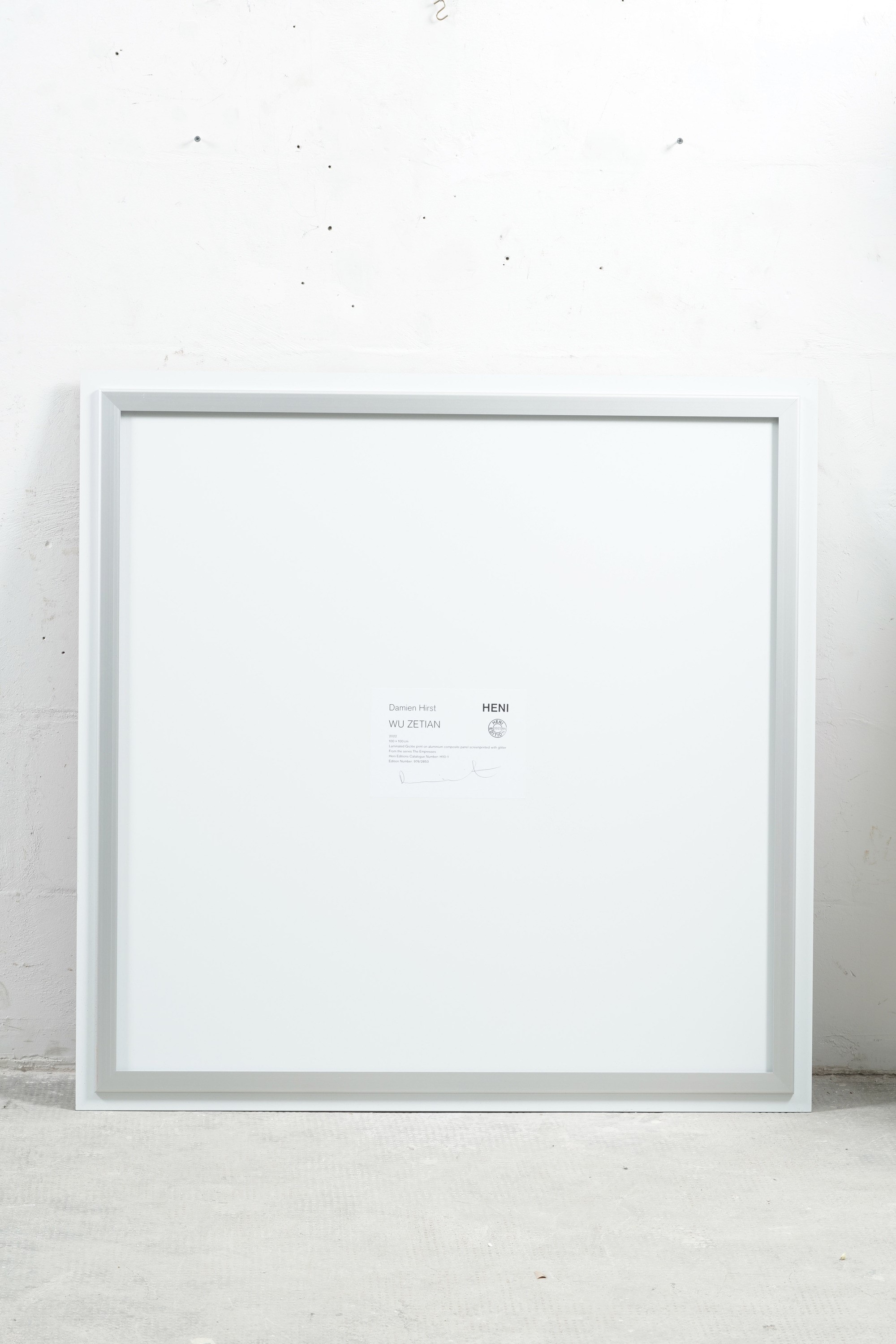 Damien Hirst - Wu Zetian - Le imperatrici, stampa giclée con glitter su pannello composito di all...
