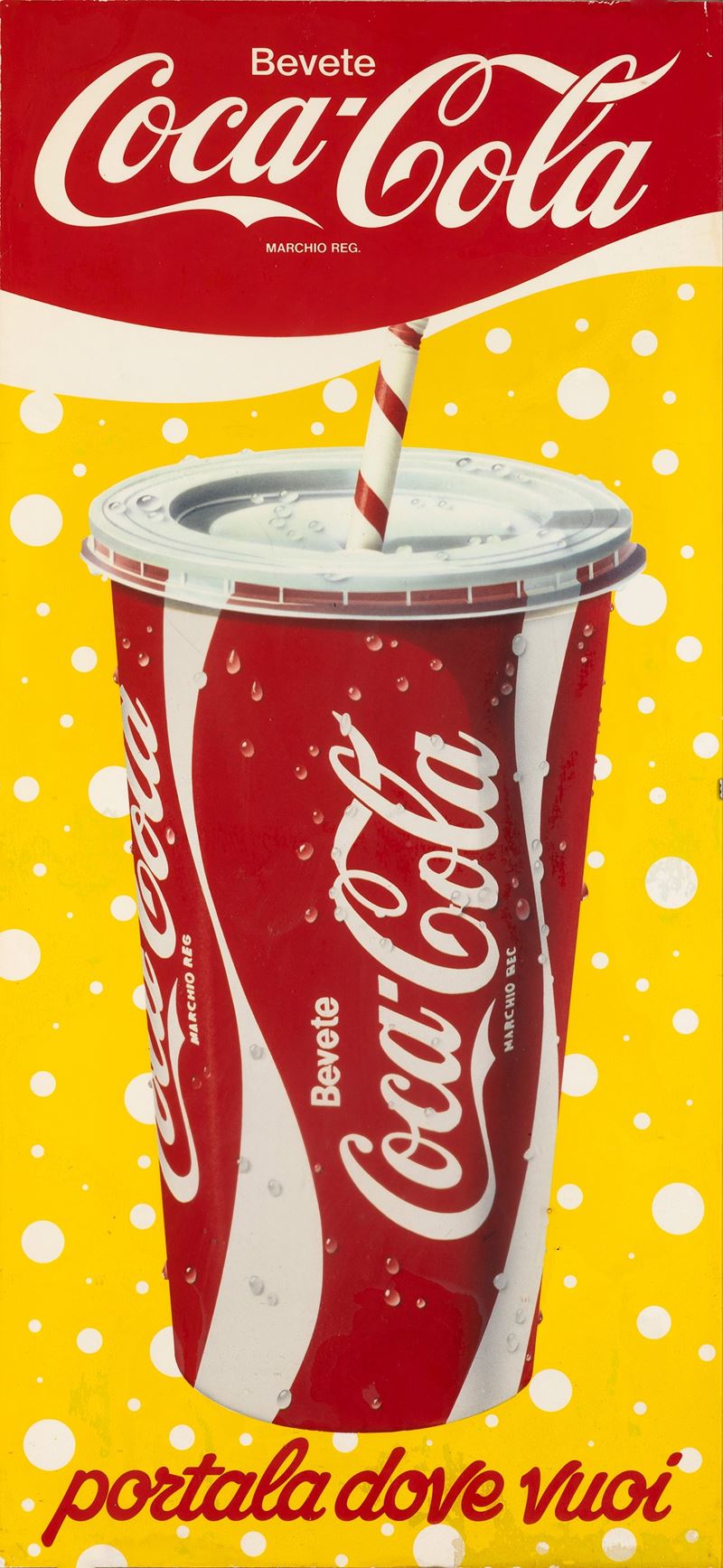 Anonimo : Bevete CocaCola  - Asta POP Culture e Manifesti d'Epoca - Cambi Casa d'Aste