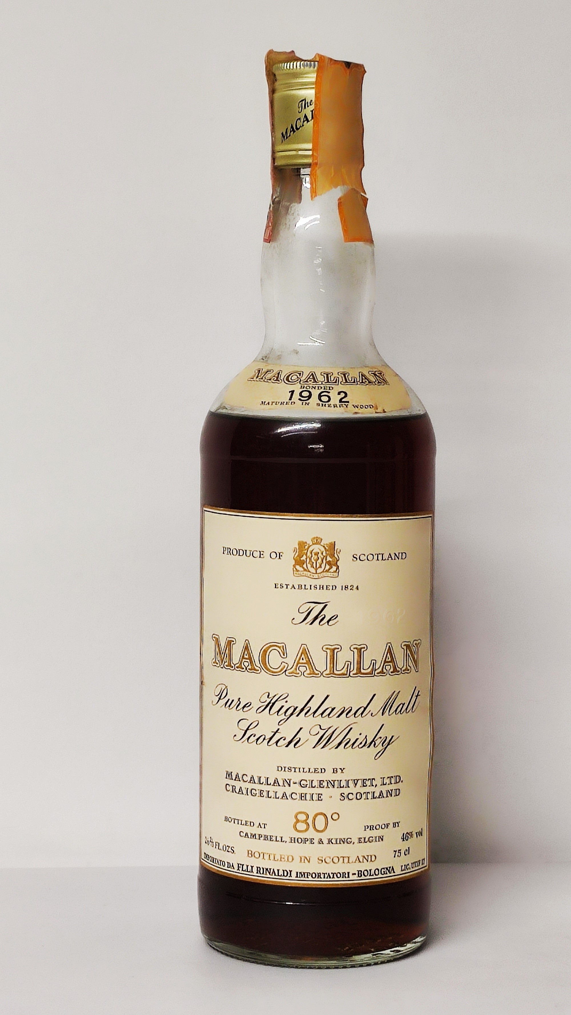 The Macallan 1962, Pure Highland Malt Scotch Whisky