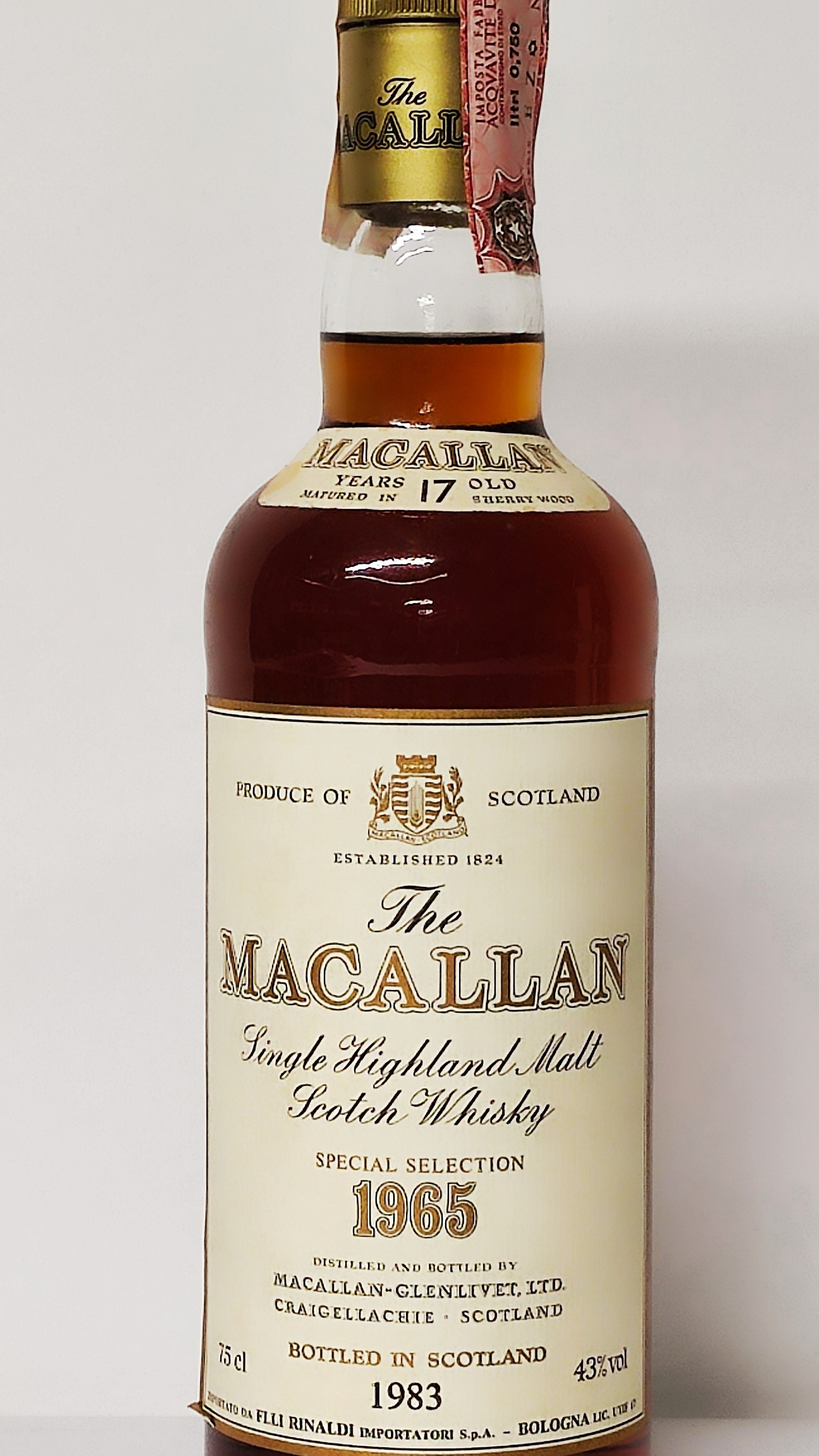 The Macallan 17 Years Old 1965, Pure Highland Malt Scotch Whisky