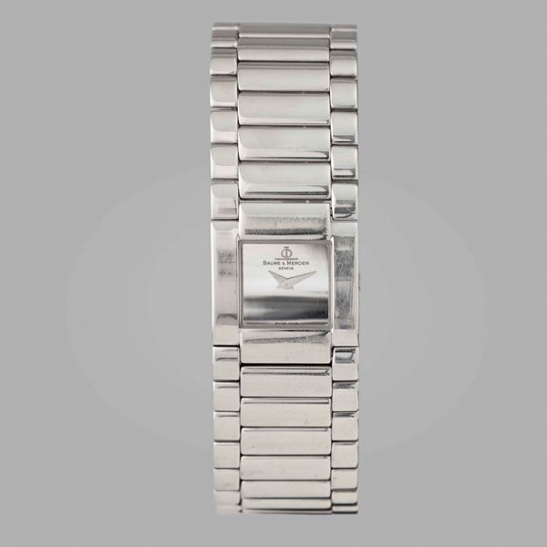 Baume & Mercier, Catwalk, in acciaio, movimento al quarzo, con garanzia, 24x26,5 mm