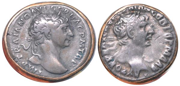 TRAIANO, 98-117. Lotto di due monete.