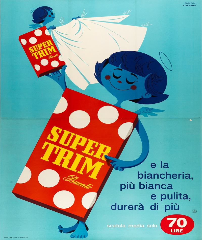 Carmelo Cremonesi : Super Trim Bucato  - Auction POP Culture and Vintage Posters - Cambi Casa d'Aste