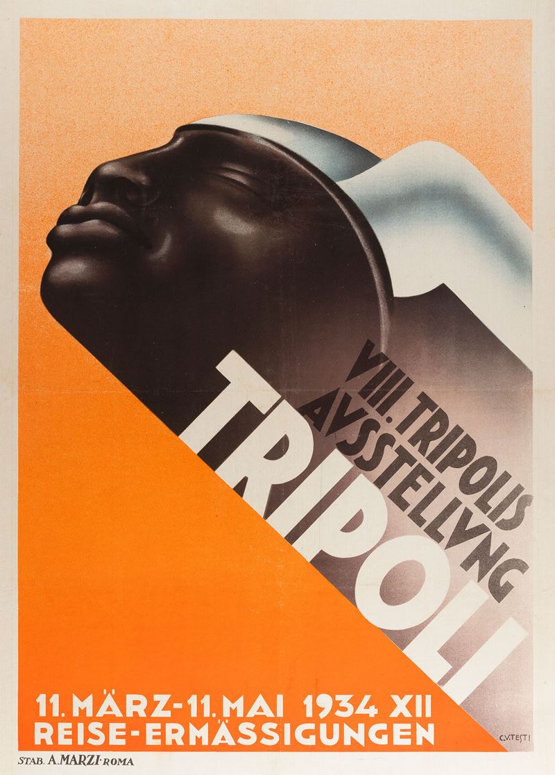 Carlo Vittorio Testi : VIII Fiera Tripoli  - Asta POP Culture e Manifesti d'Epoca - Cambi Casa d'Aste