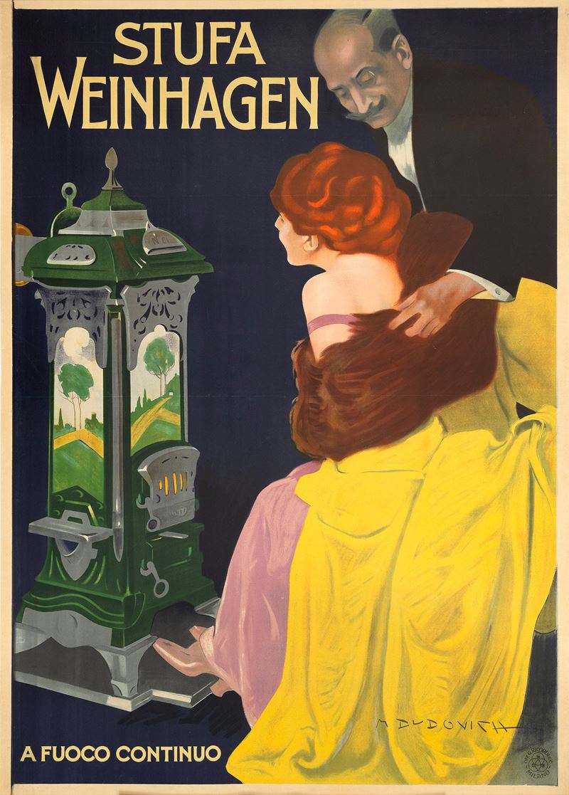 Marcello Dudovich : Stufa Weinhagen  - Auction POP Culture and Vintage Posters - Cambi Casa d'Aste