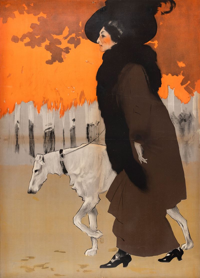 Anonimo : Moda a Milano  - Asta POP Culture e Manifesti d'Epoca - Cambi Casa d'Aste