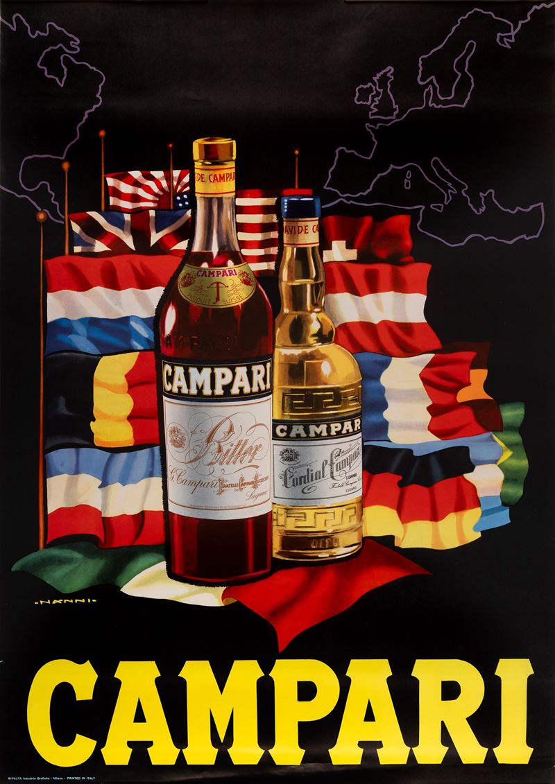 Nino Nanni : Campari Mondo  - Auction POP Culture and Vintage Posters - Cambi Casa d'Aste