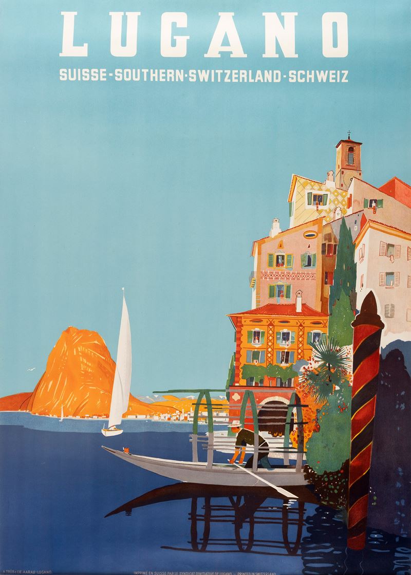 Daniele Buzzi : Lugano  - Auction POP Culture and Vintage Posters - Cambi Casa d'Aste