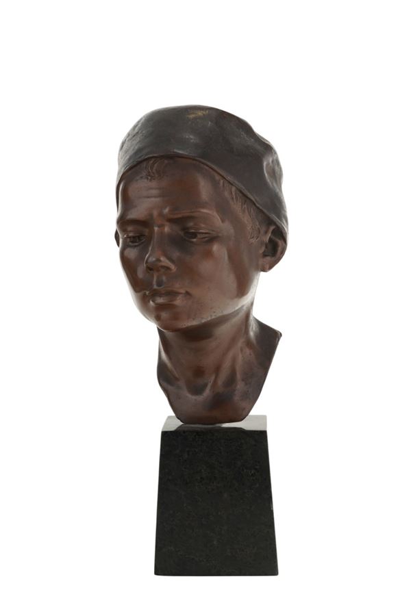 Testa di fanciullo. Fonditore del XX secolo