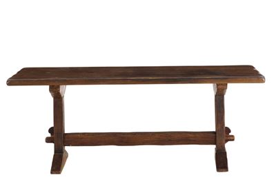 Tavolo in legno in stile secentesco, dimensioni cm 198x73x78