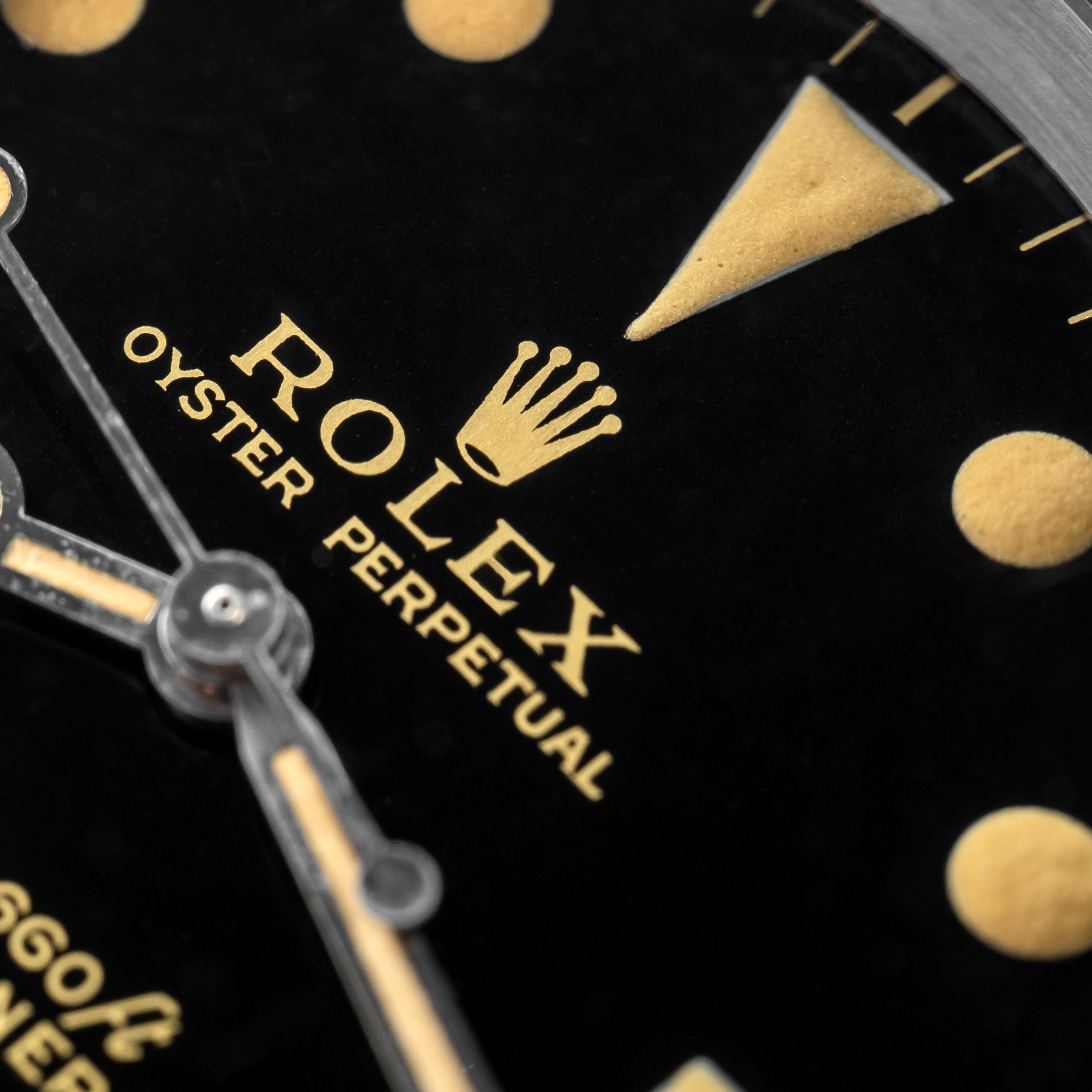 Rolex - Raro Submariner Ref 5513 Quadrante Nero Gilt in Acciaio, Carica Automatica, Circa 1966