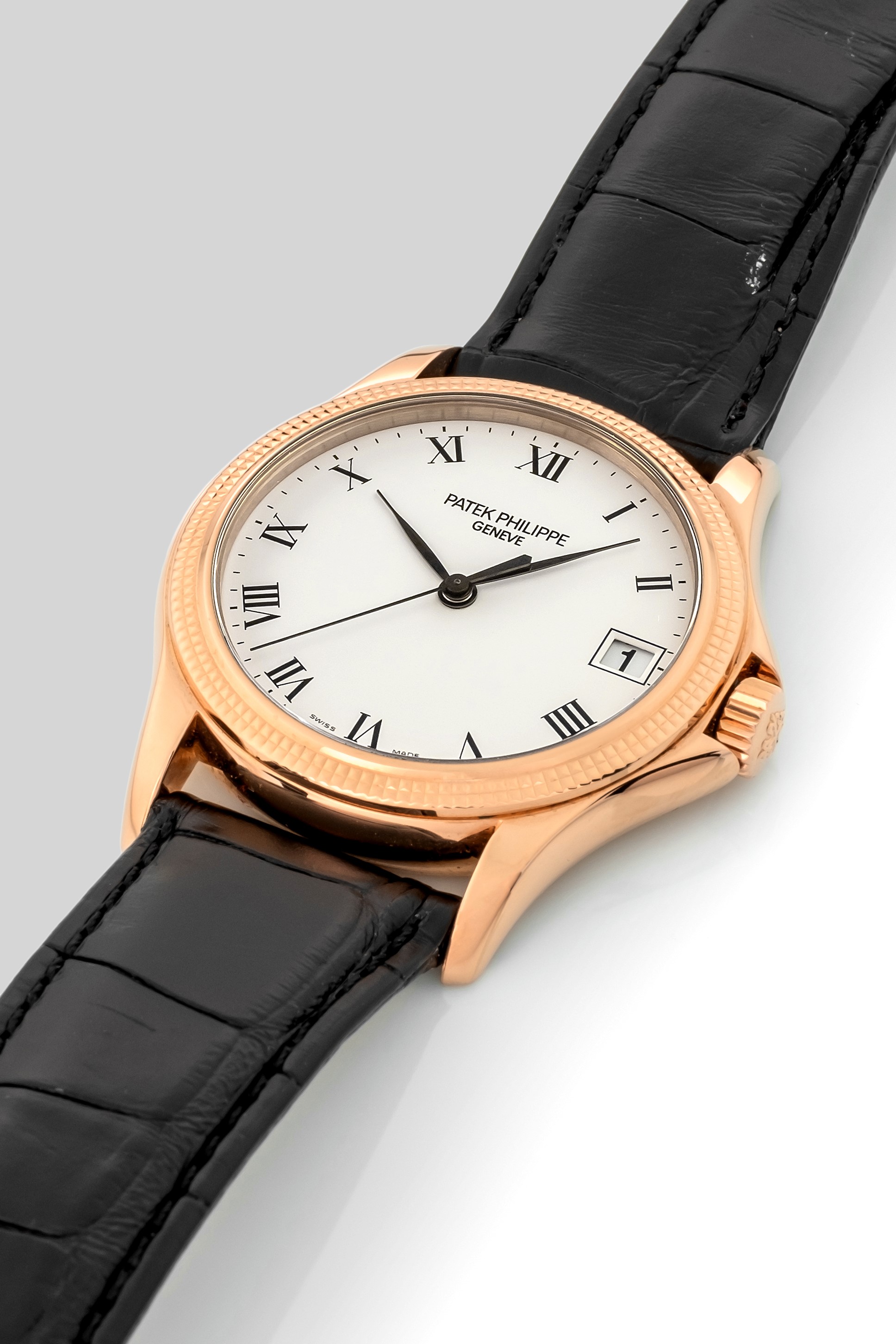 Patek Philippe - Elegante Calatrava "clos De Paris" Ref 5117 in Oro Rosa 18k, Corredato da Scatol...