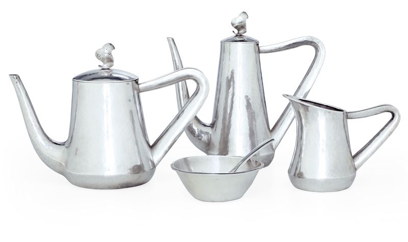 Servizio da tè e caffè. Finzi Arte di Arrigo e Olga Finzi, Milano anni’60  - Auction L'Art  de la Table - Cambi Casa d'Aste