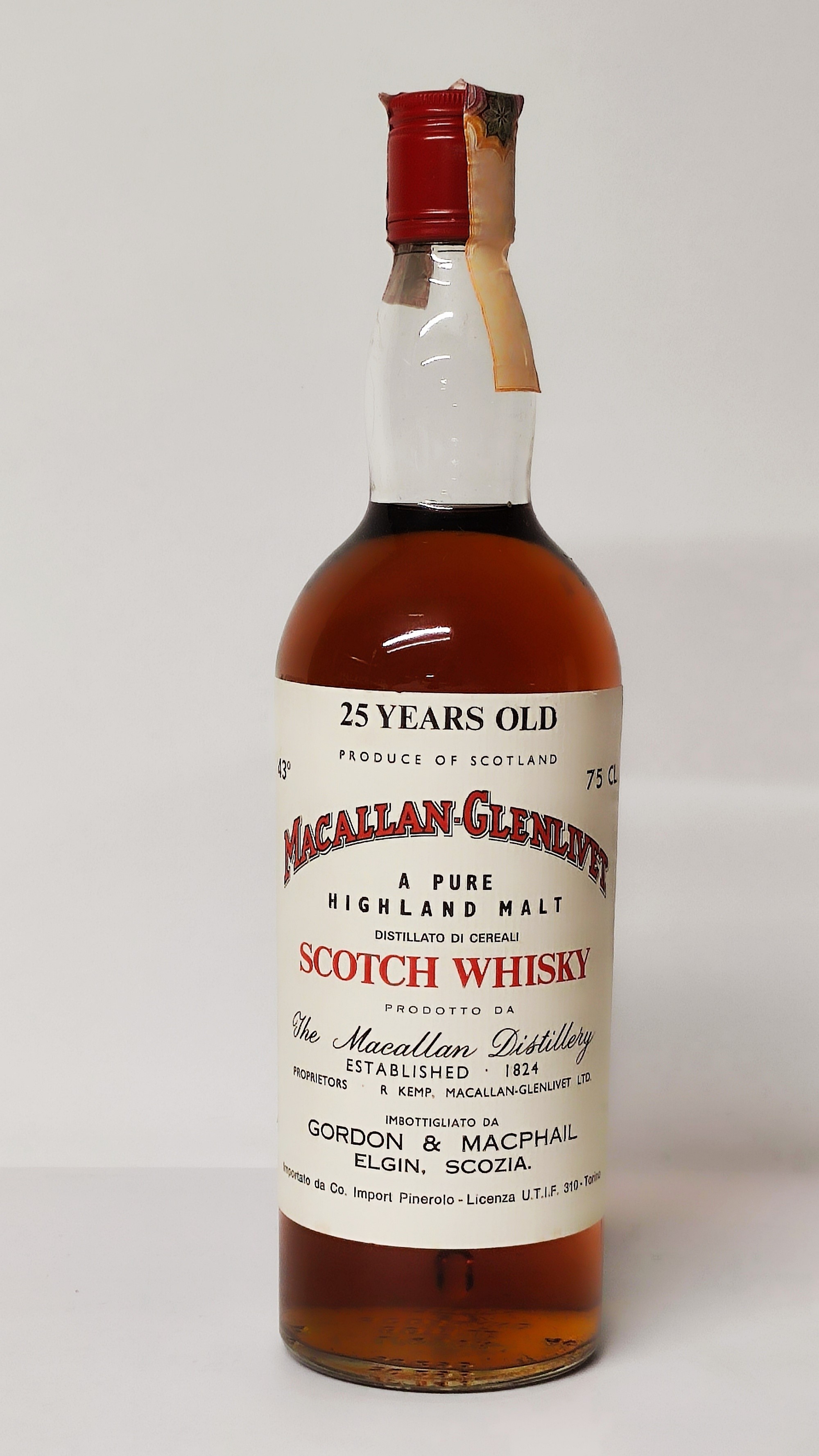 Macallan-glenlivet 25 Years Old, Pure Highland Malt Scotch Whisky