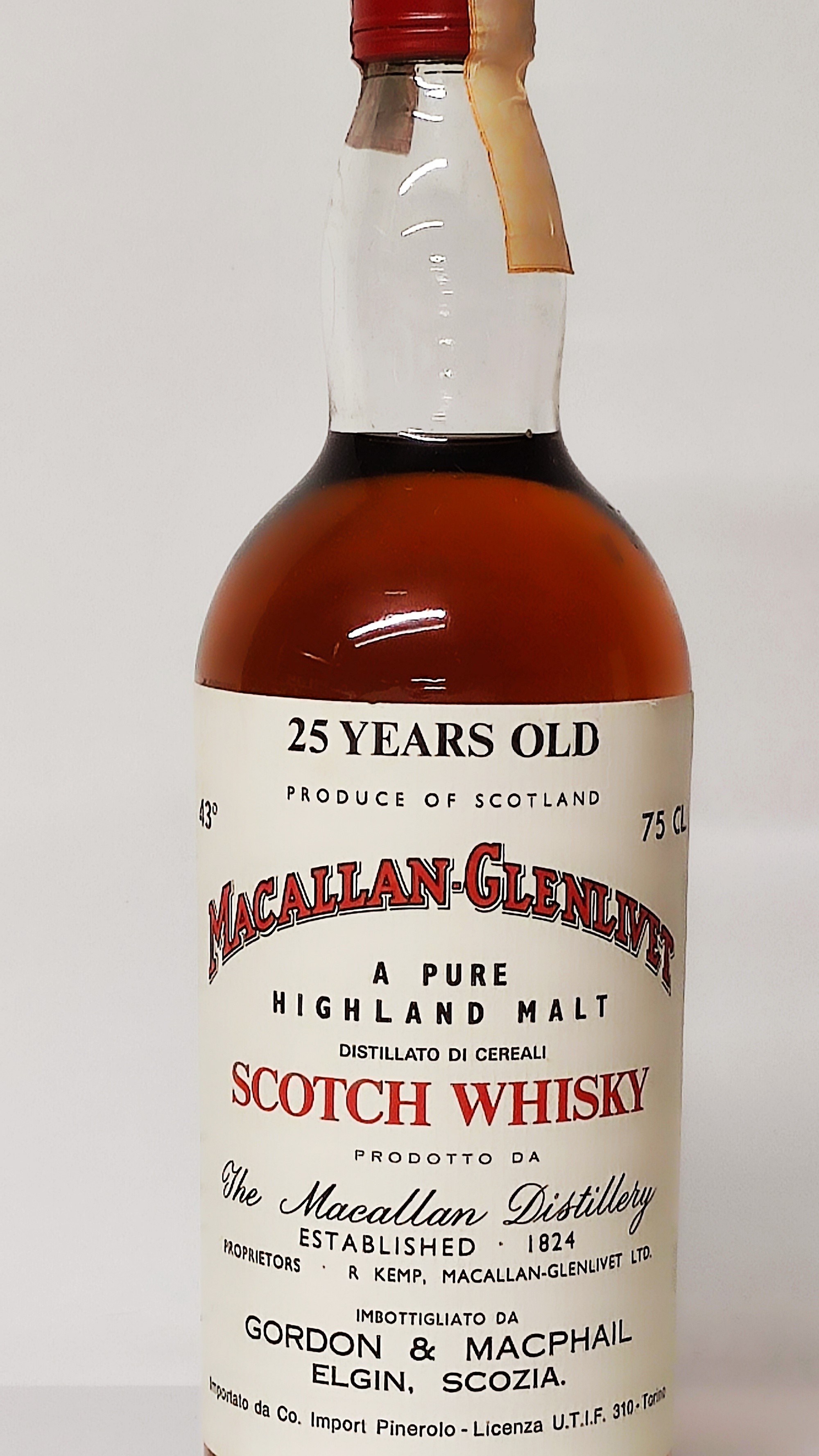Macallan-glenlivet 25 Years Old, Pure Highland Malt Scotch Whisky