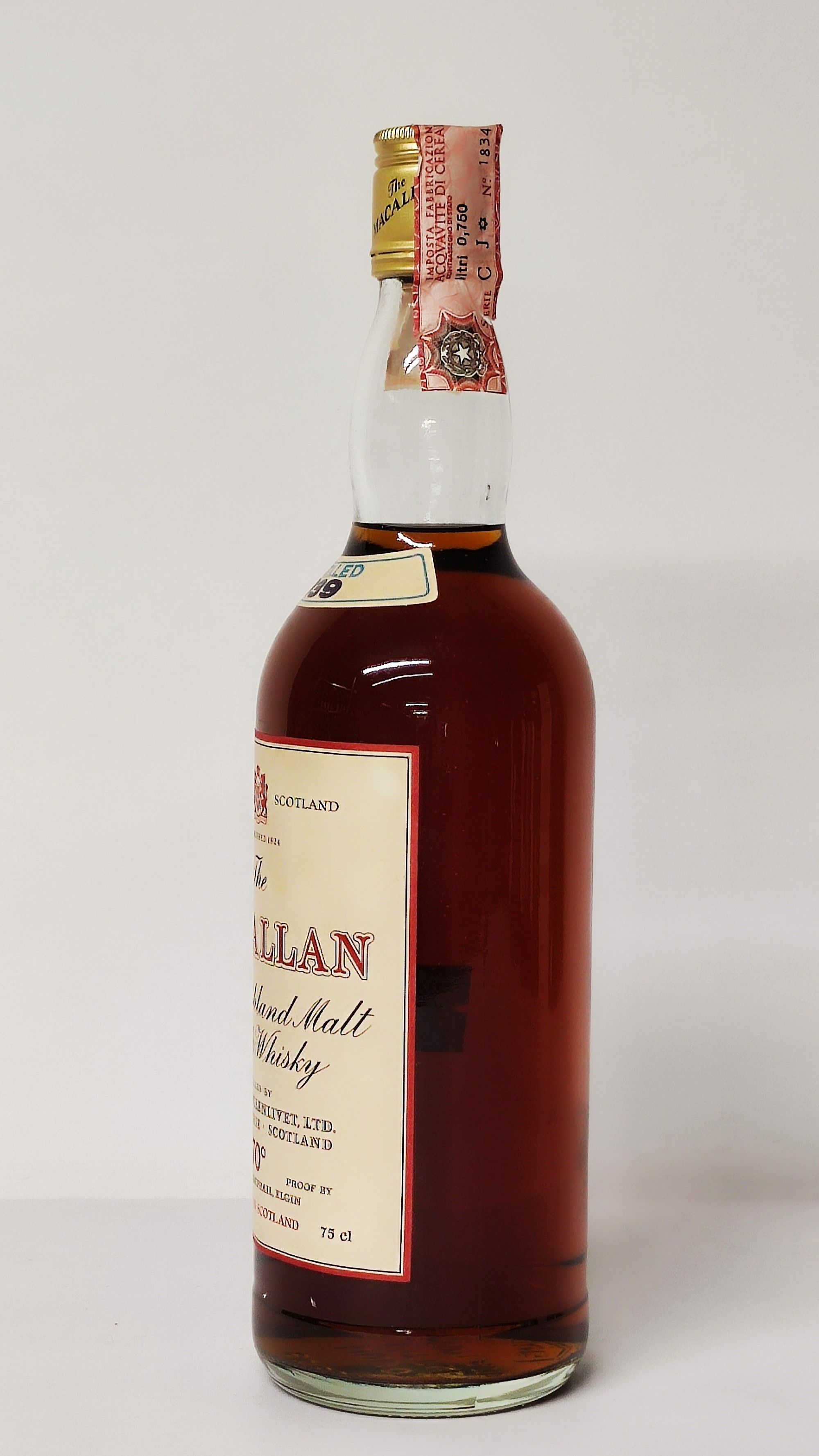 Macallan-glenlivet 1939, Pure Highland Malt Scotch Whisky