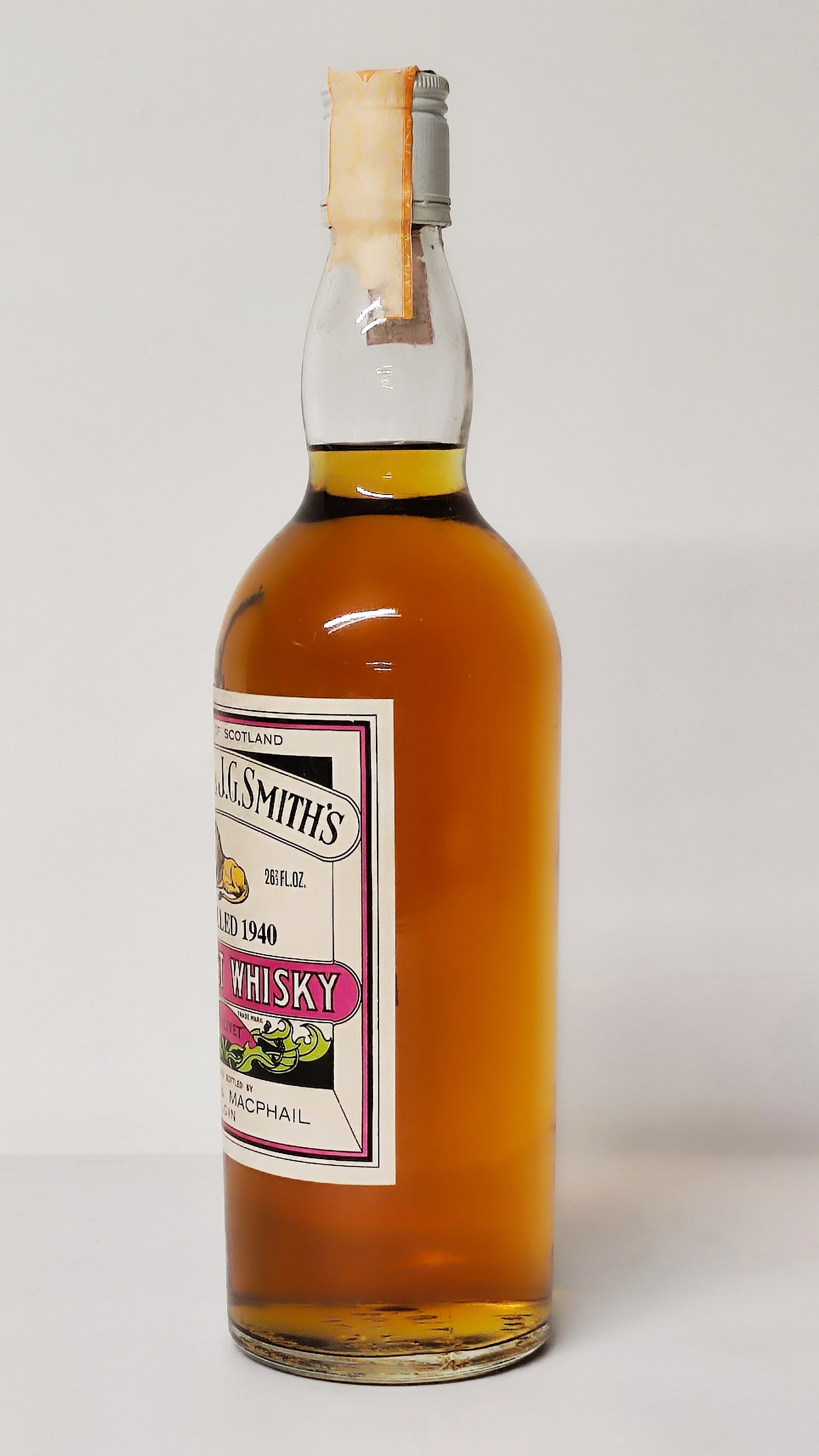 Glenlivet Gordon & Macphail 1940, Malt Scotch Whisky