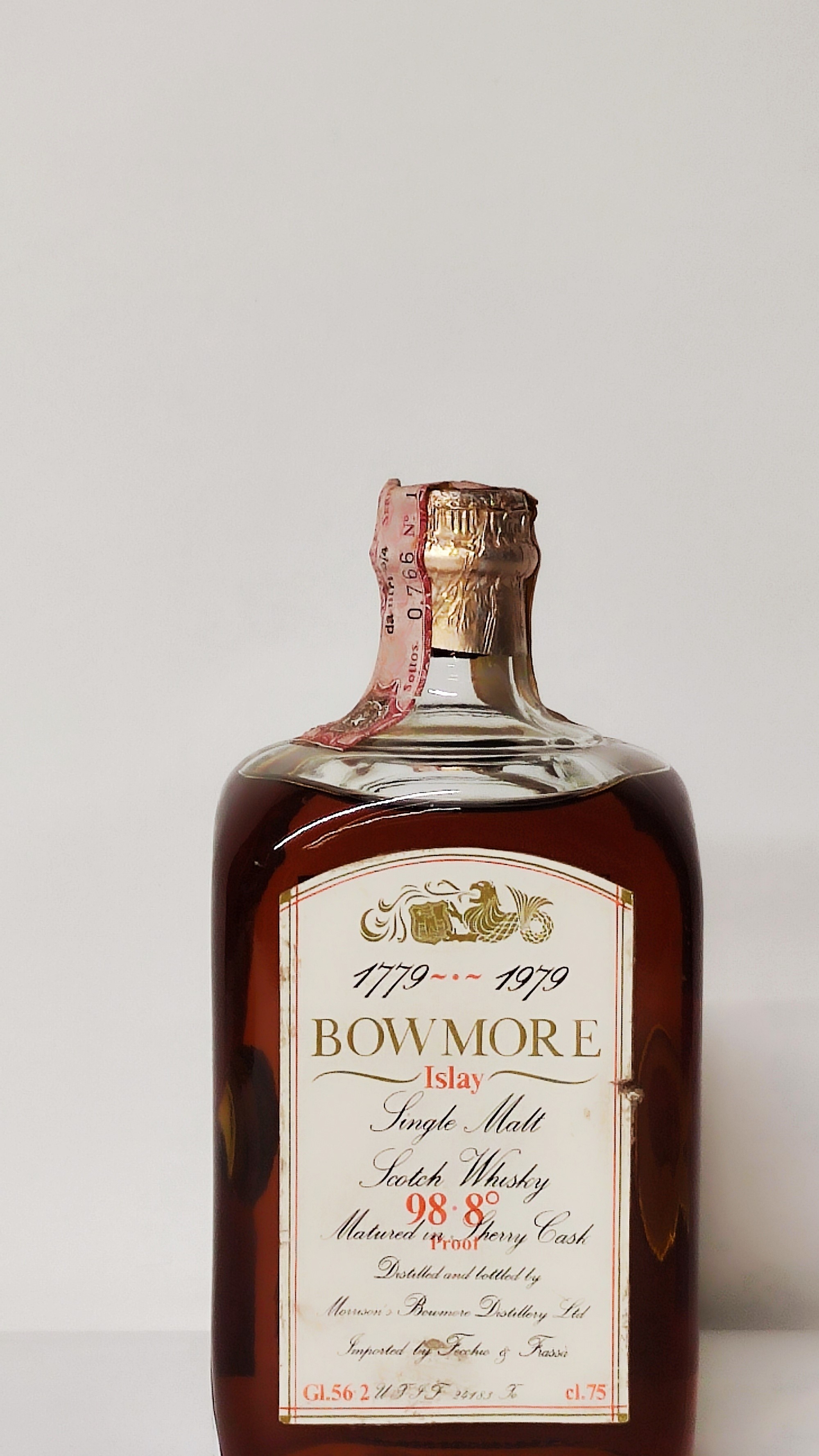 Bowmore Bicentenary 1779-1979, Single Malt Scotch Whisky