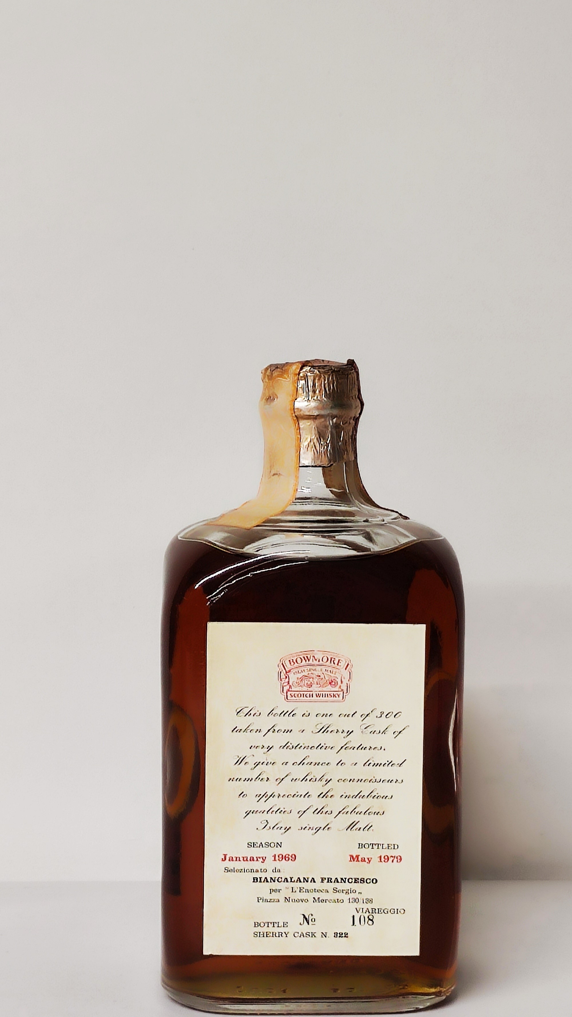Bowmore Bicentenary 1779-1979, Single Malt Scotch Whisky