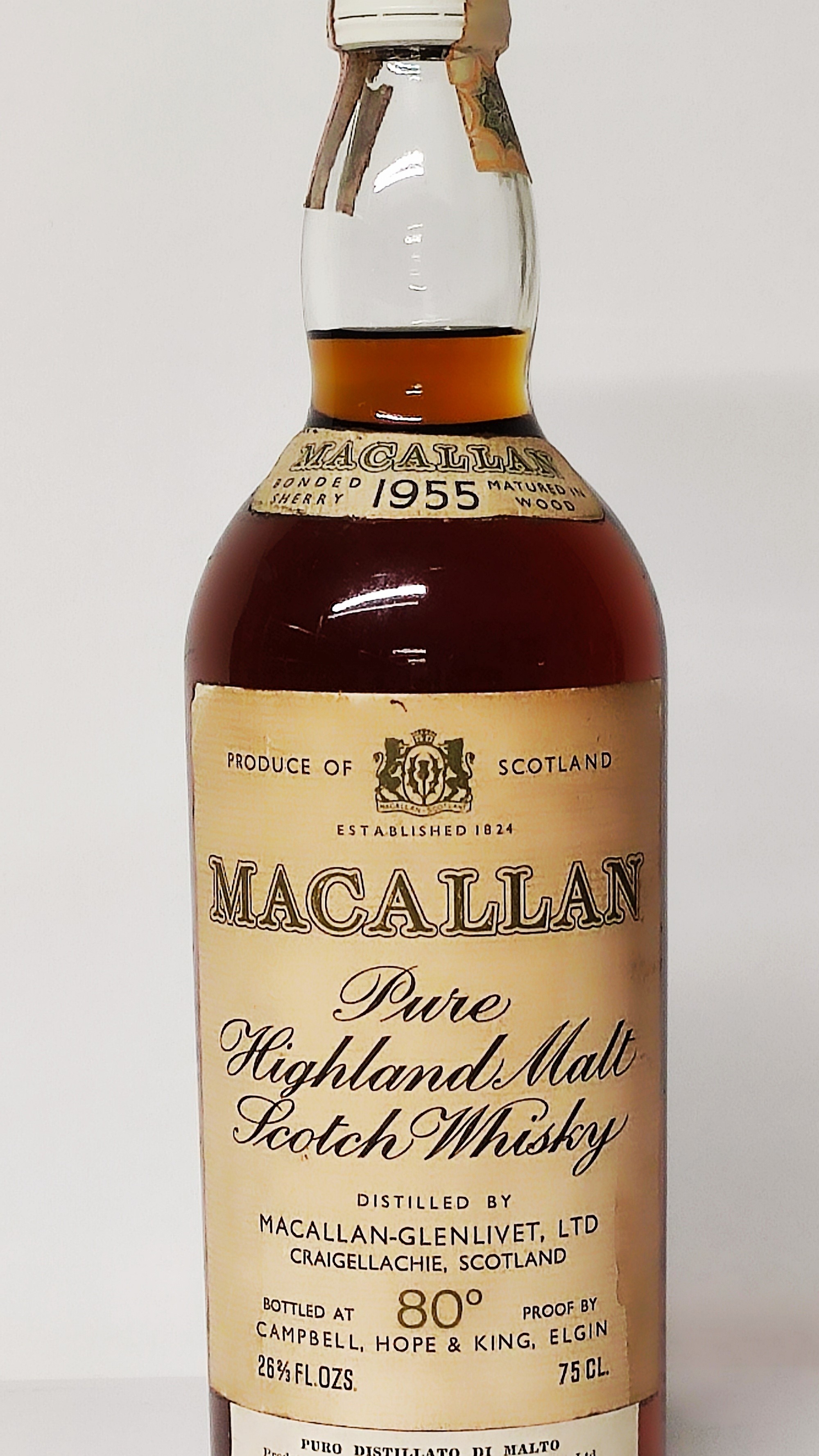 The Macallan 1955, Pure Highland Malt Scotch Whisky