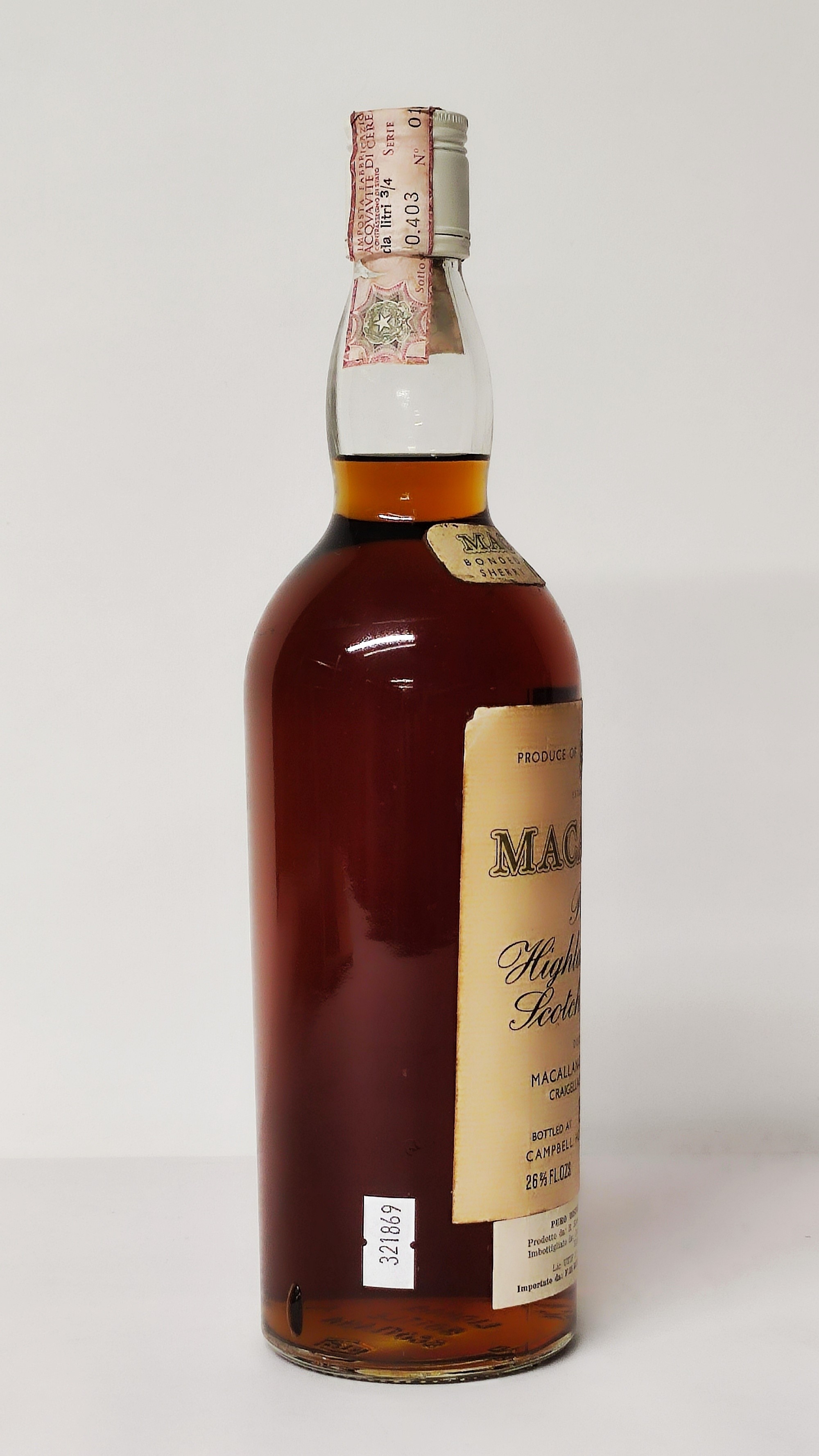 The Macallan 1955, Pure Highland Malt Scotch Whisky