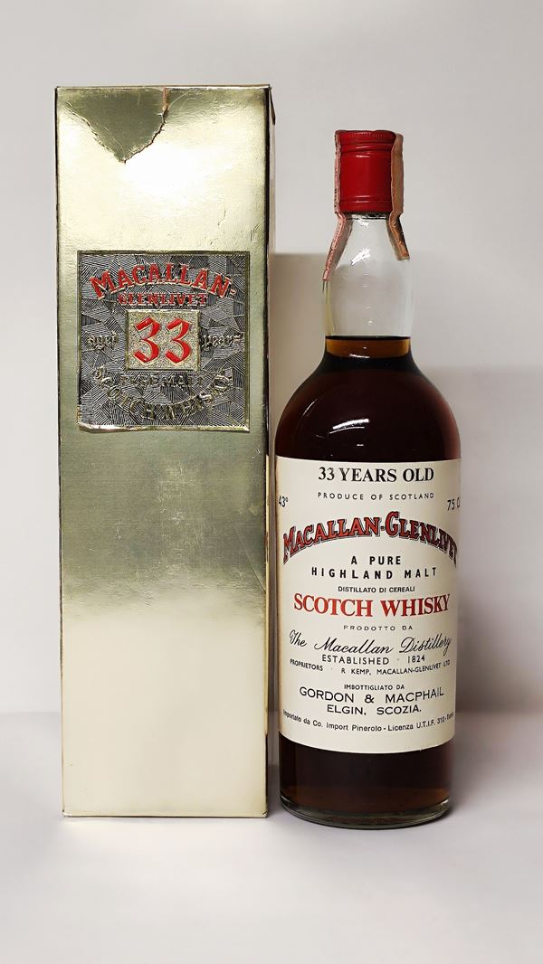 Macallan-Glenlivet 33 Years Old, Pure Highland Malt Scotch Whisky