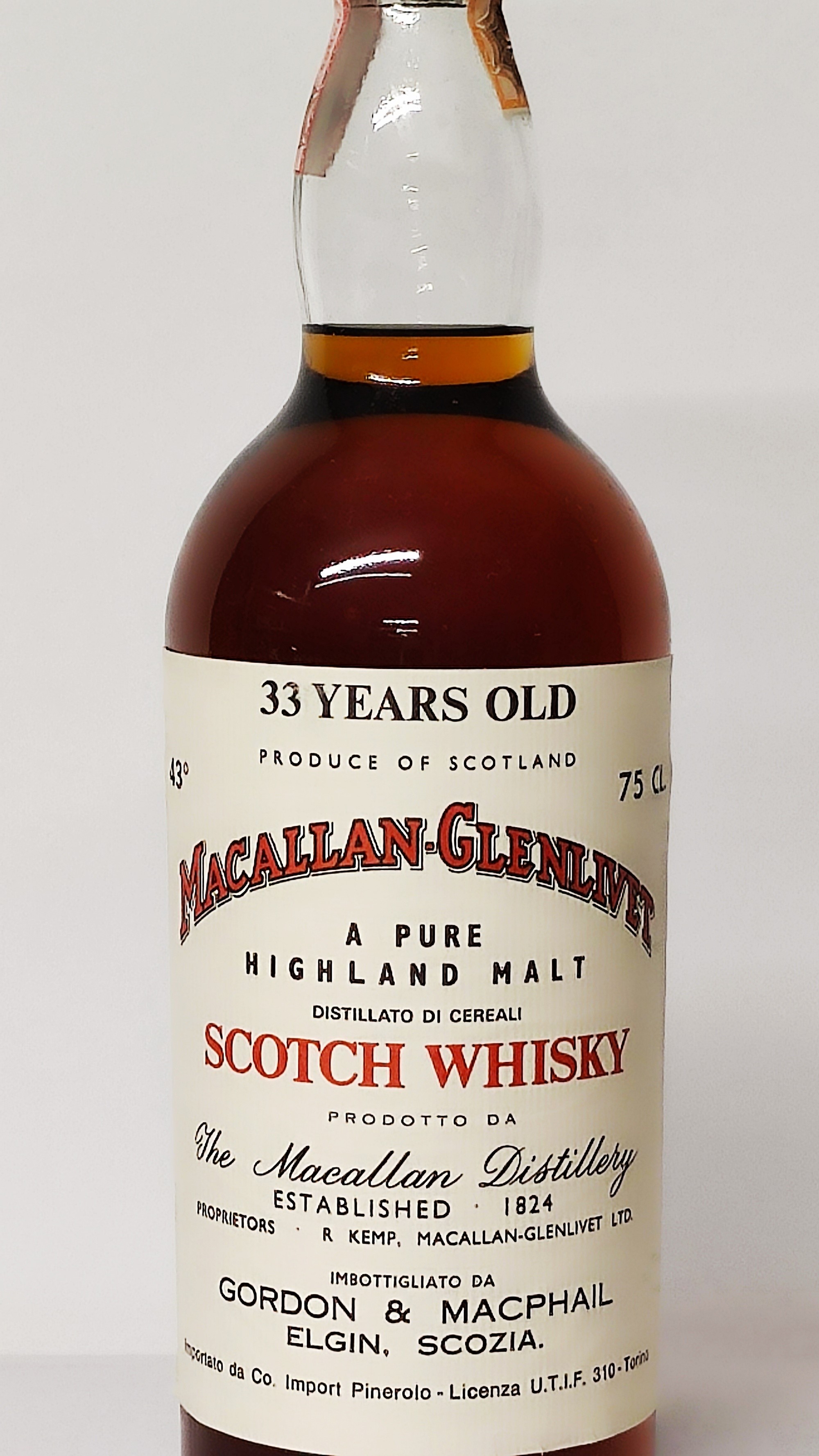 Macallan-glenlivet 33 Years Old, Pure Highland Malt Scotch Whisky