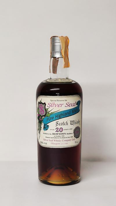 Dufftown Silver Seal 20 Years Old 1981, Pure Highland Malt Scotch Whisky