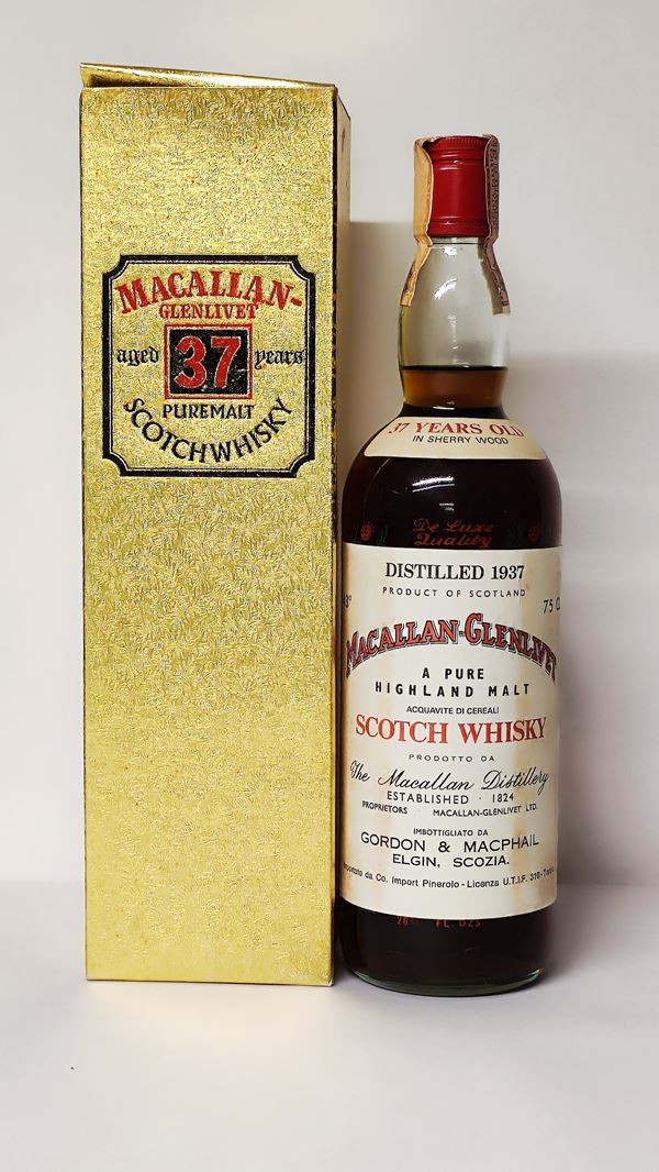 Macallan-Glenlivet 37 Years Old 1937, Pure Highland Malt Scotch Whisky