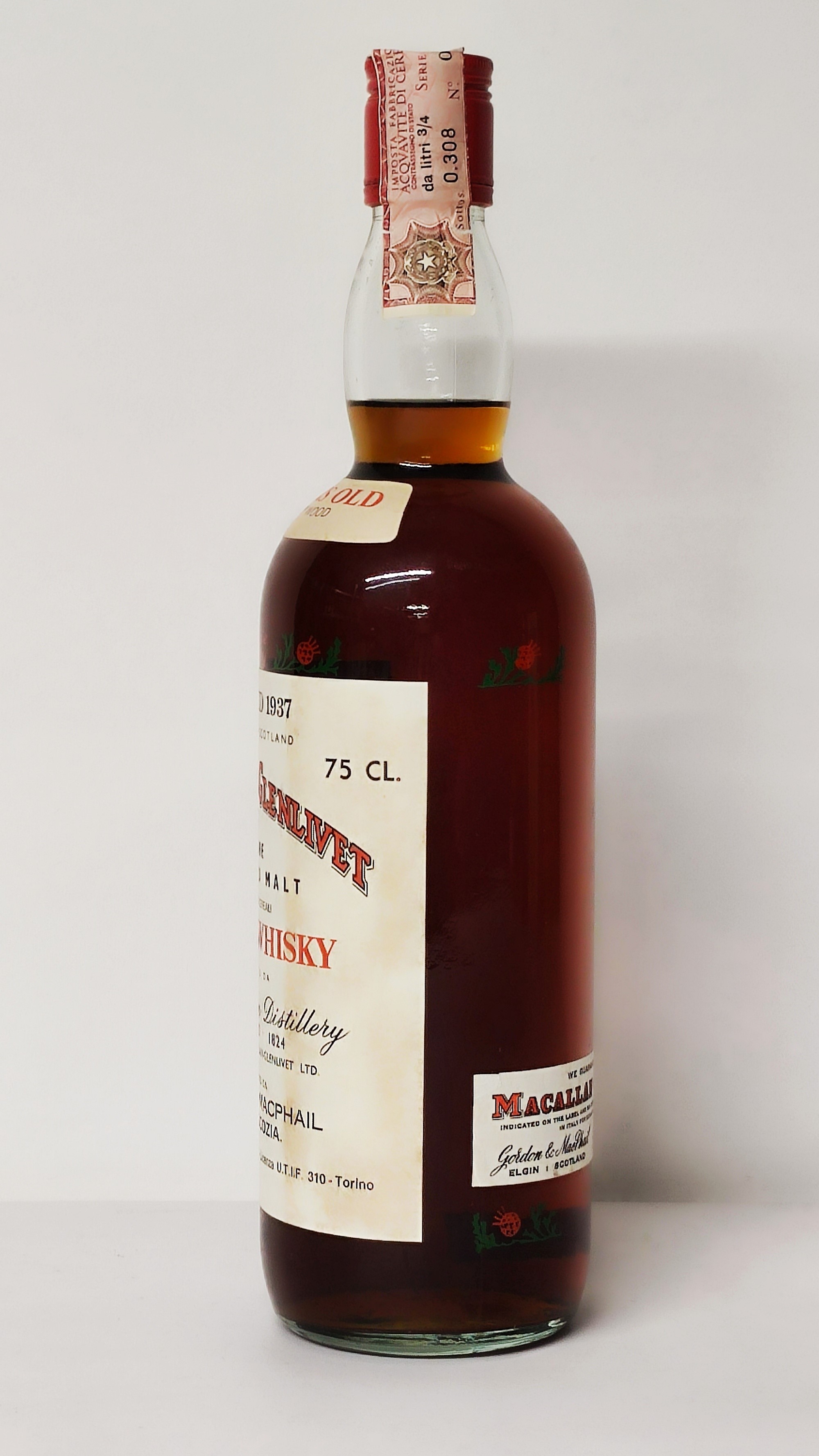 Macallan-glenlivet 37 Years Old 1937, Pure Highland Malt Scotch Whisky
