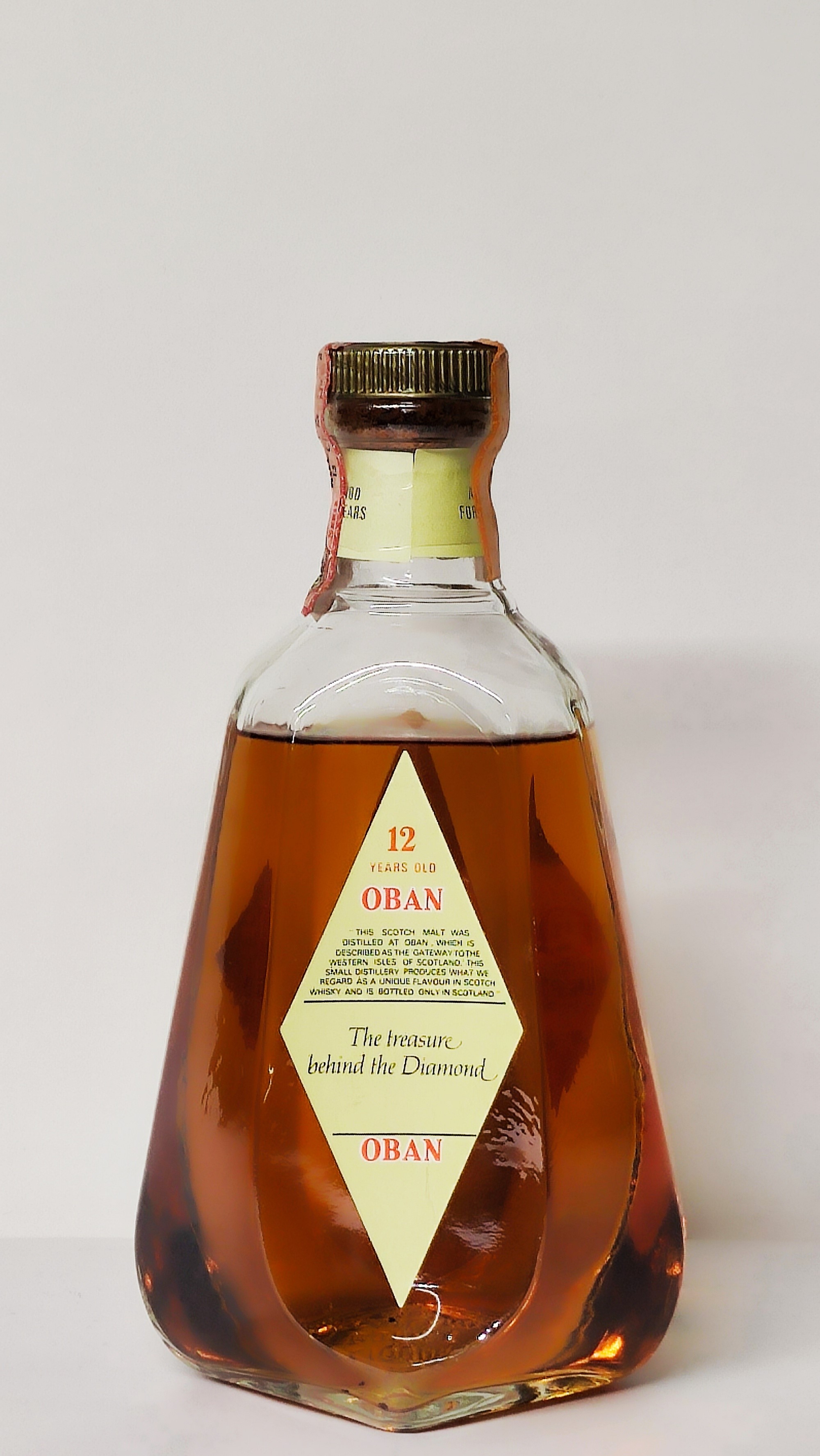 Oban Unblended 12 Years Old, Highland Malt Scotch Whisky