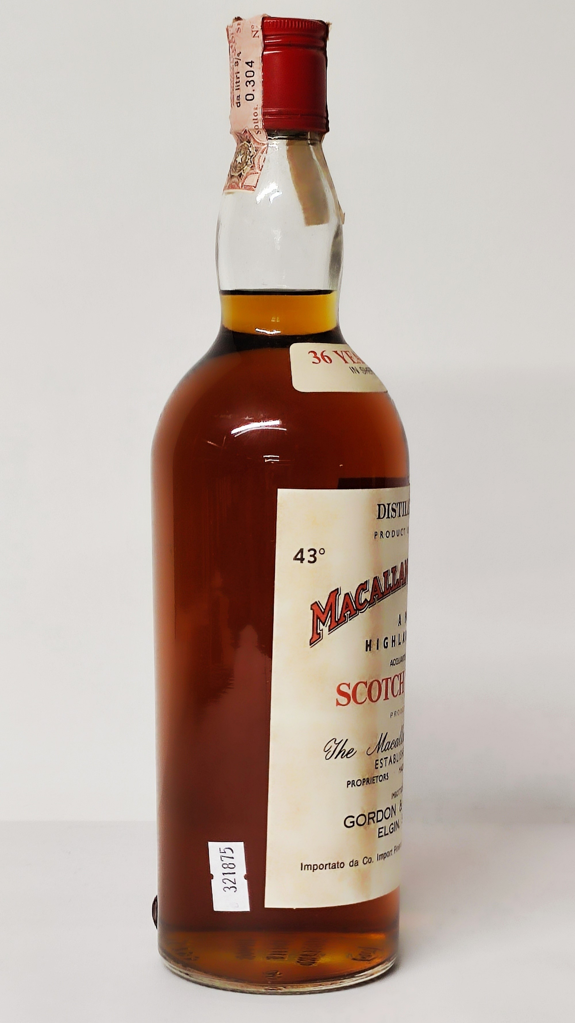 Macallan-glenlivet 36 Years Old 1937, Pure Highland Malt Scotch Whisky