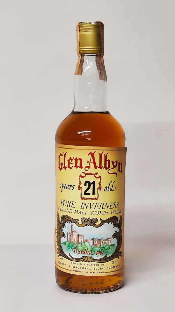 Glen Albyn 21 Years Old 1963, Pure Inverness Highland Malt Scotch Whisky