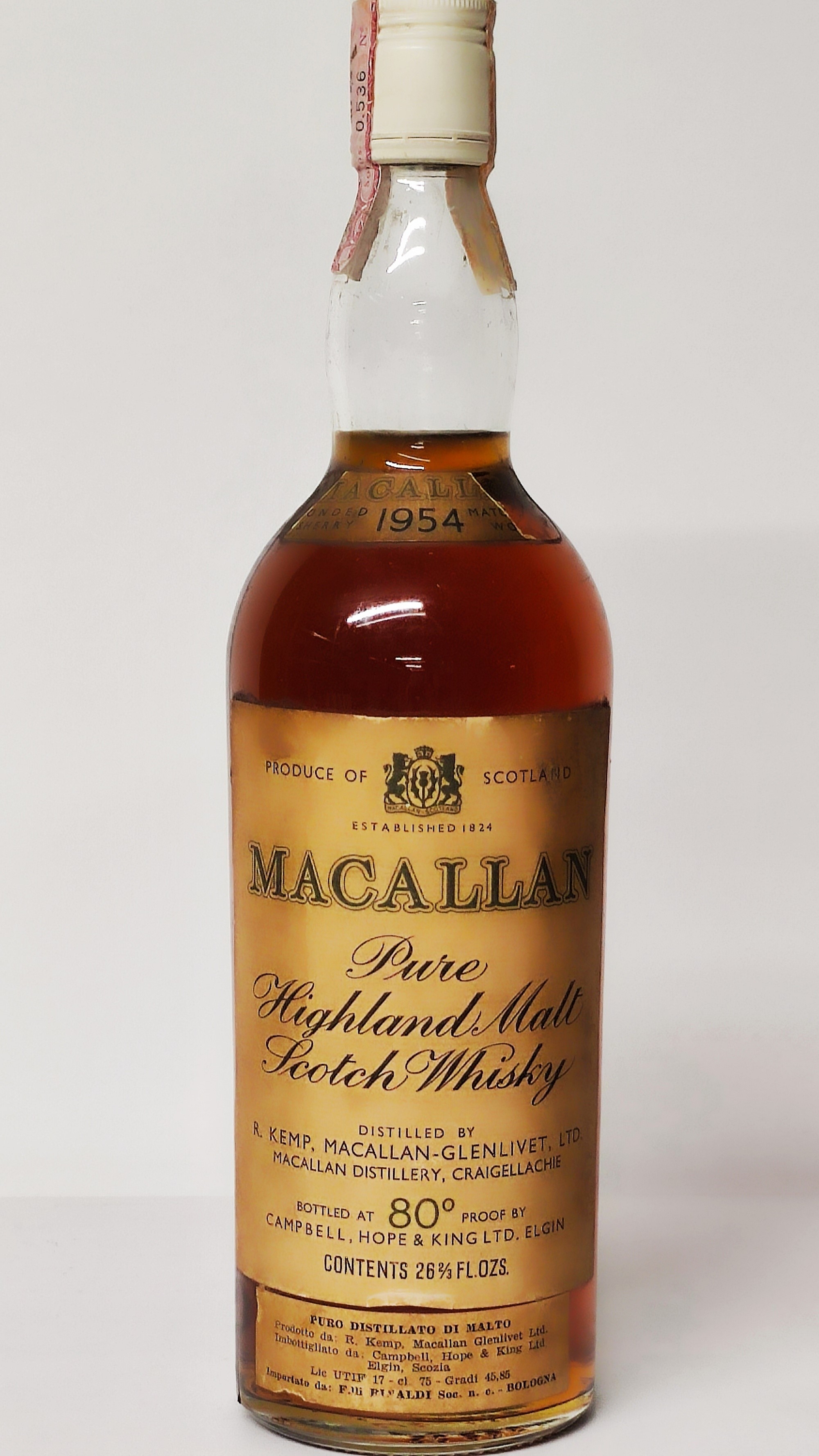 The Macallan 1954, Pure Highland Malt Scotch Whisky