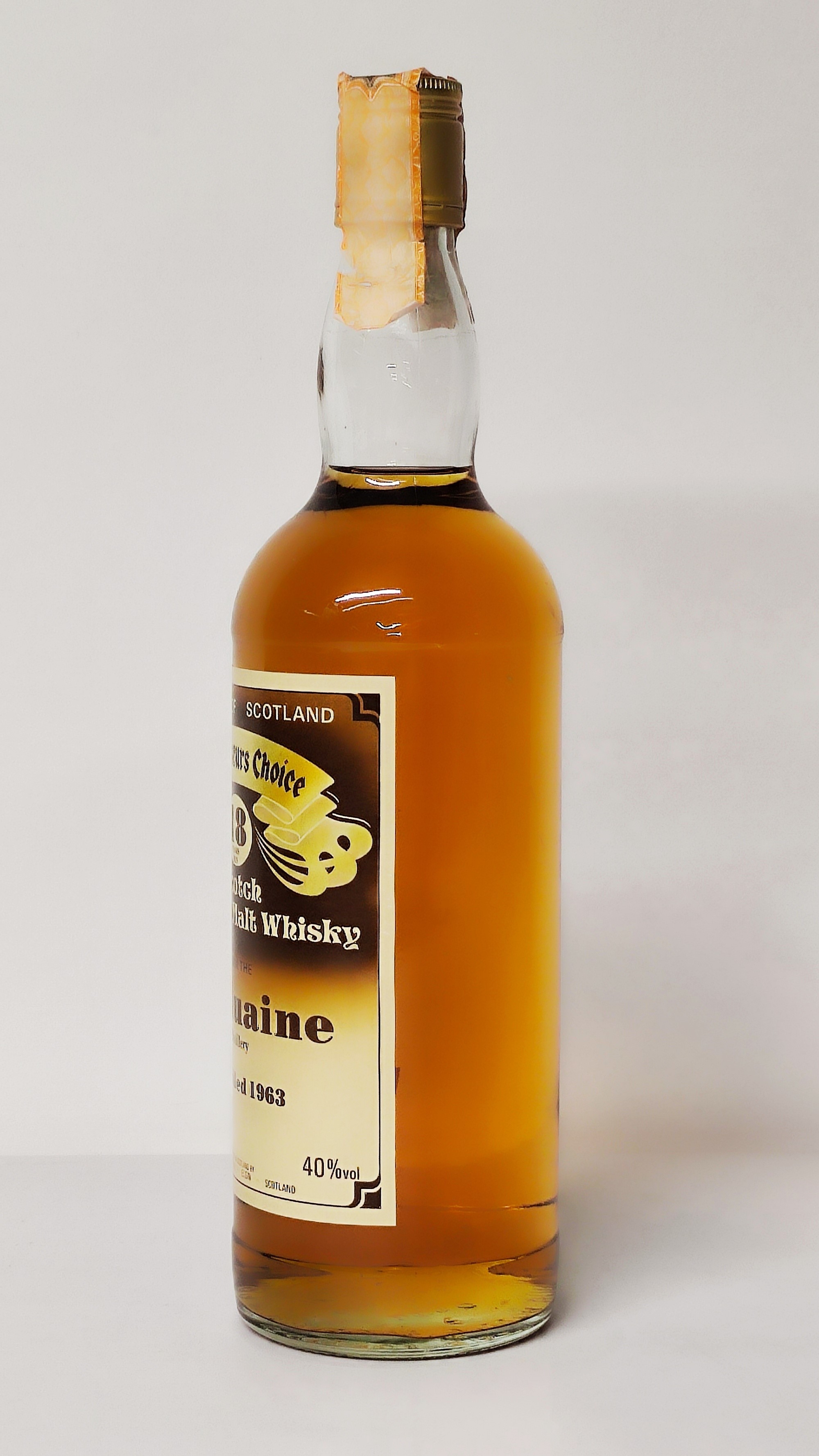 Dailuaine Connoisseurs 18 Years Old 1963, Scotch Highland Malt Whisky