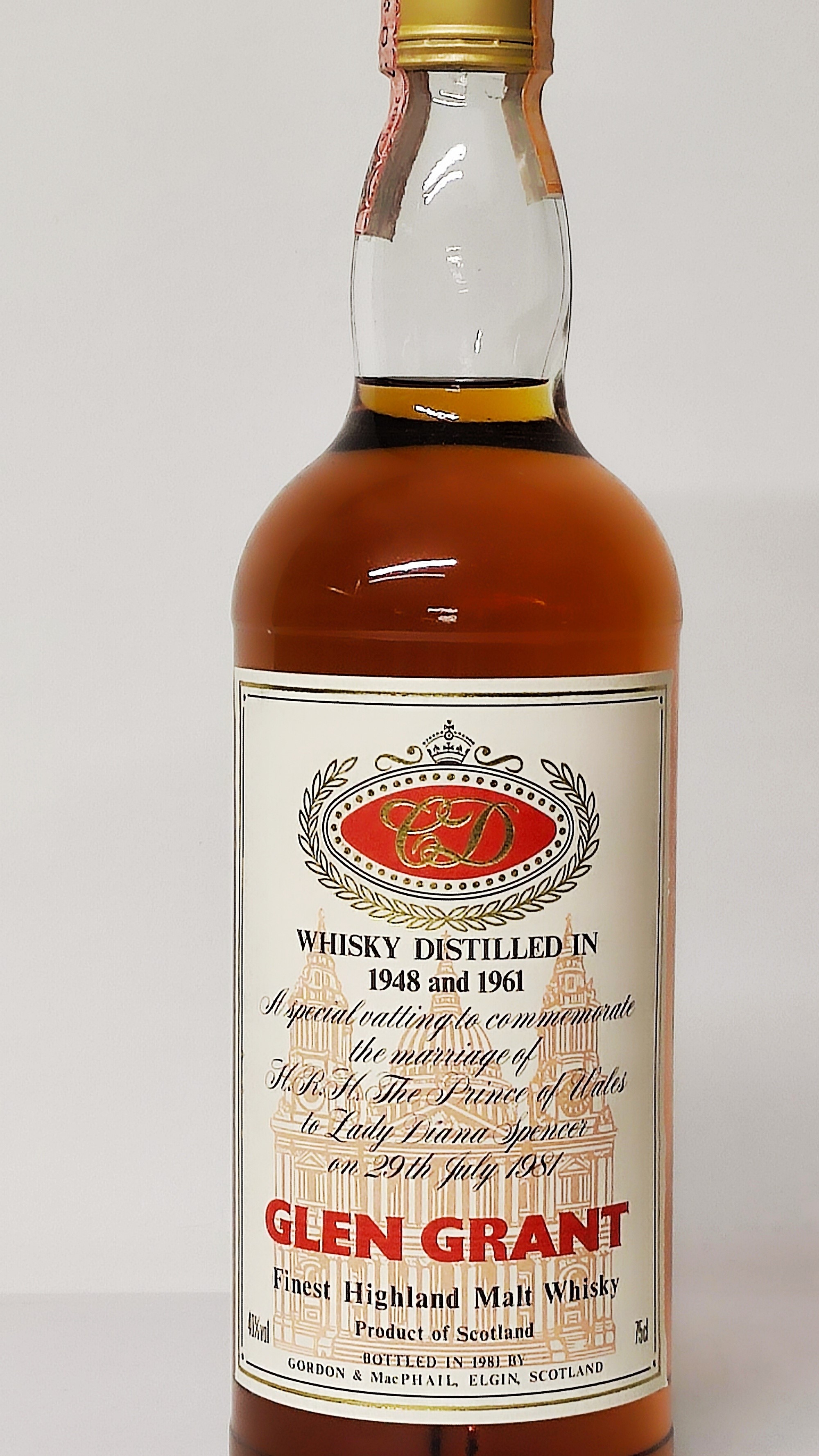 Glen Grant Commemorative 1948 And 1961, Finest Highland Malt Whisky