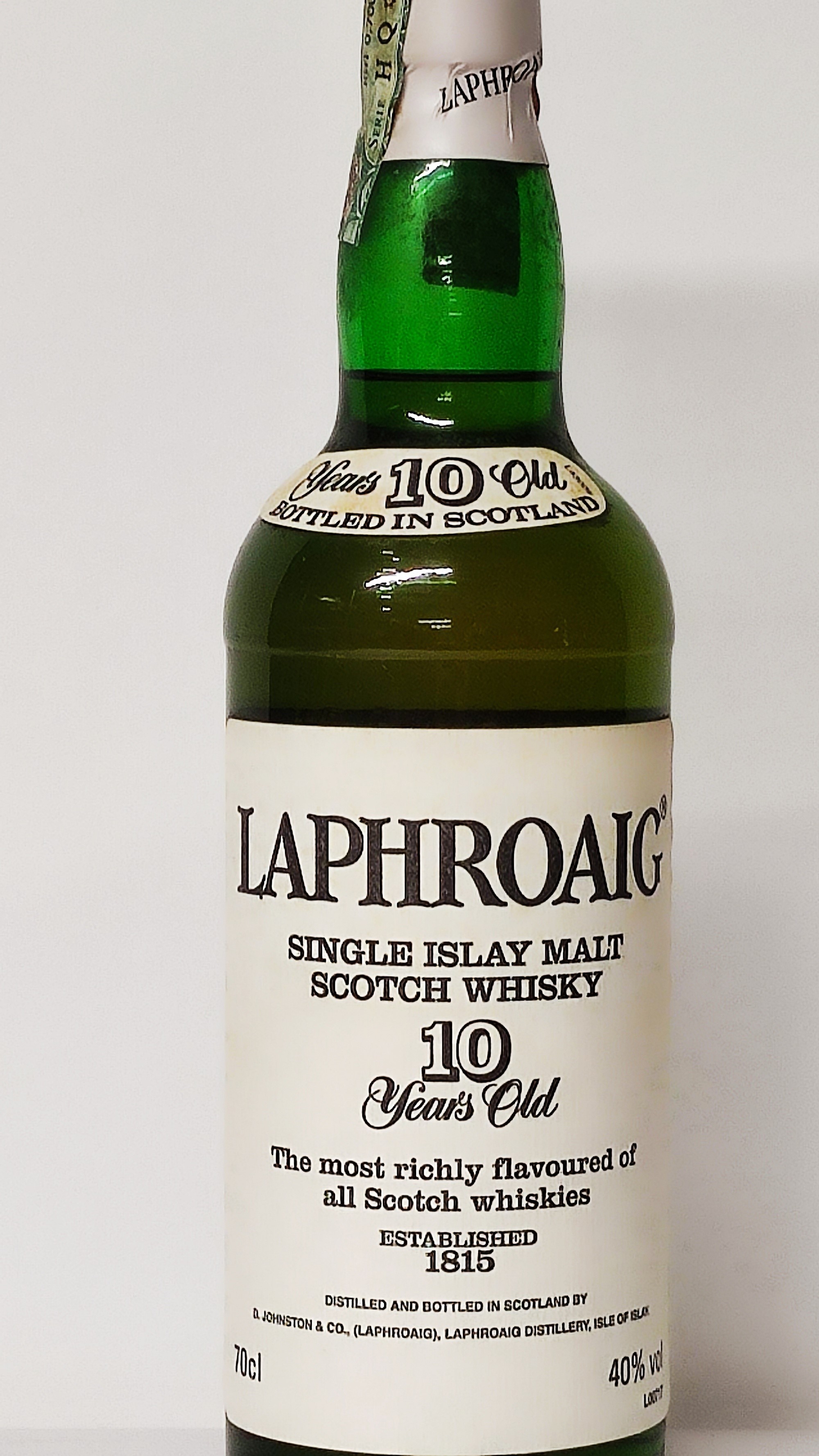 Laphroaig 10years Old, Single Isaly Malt Scotch Whisky