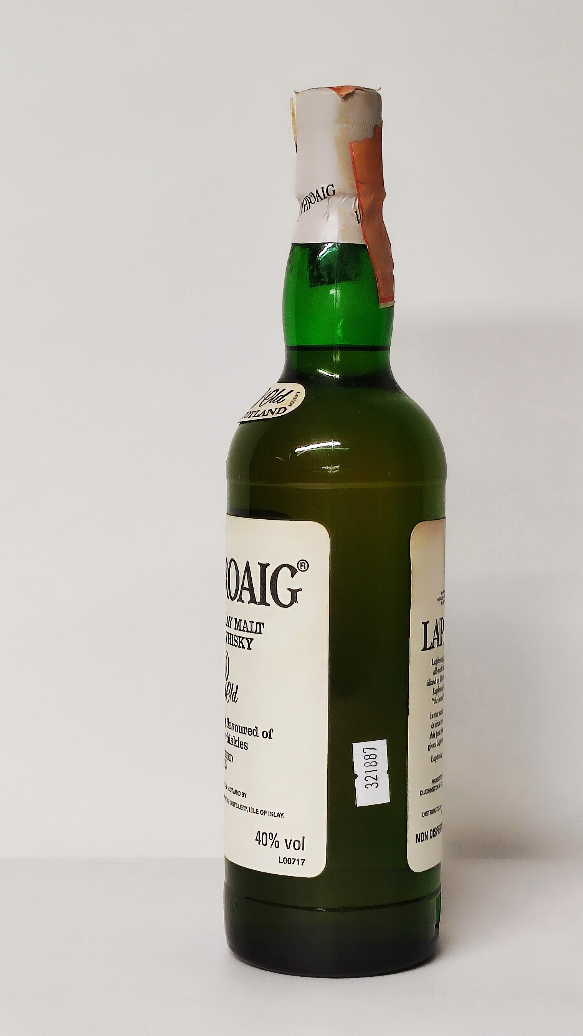 Laphroaig 10years Old, Single Isaly Malt Scotch Whisky