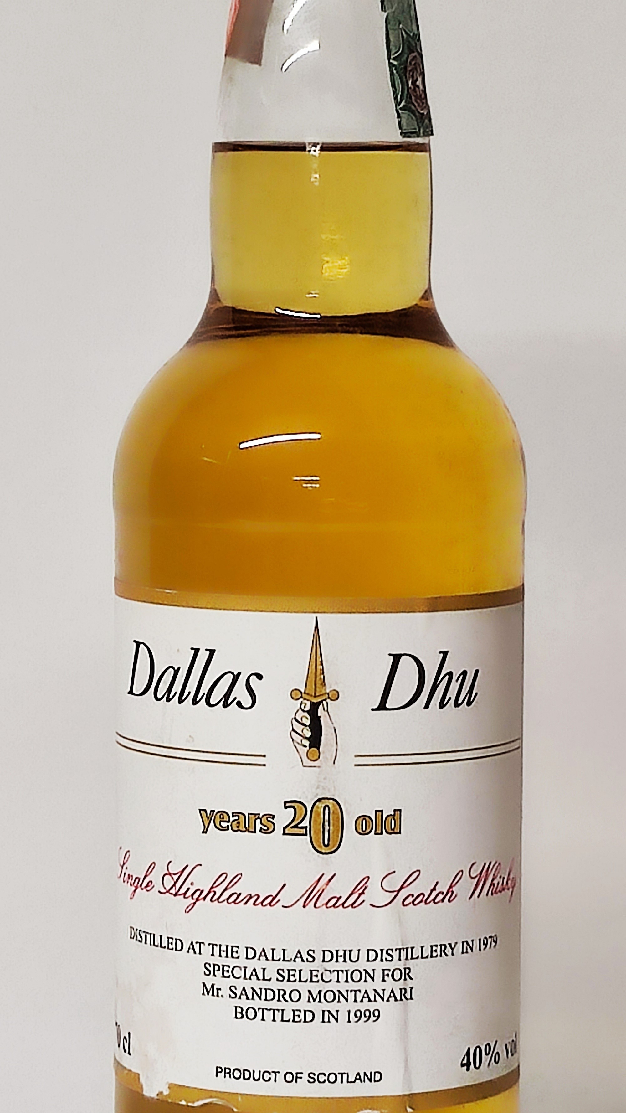 Dallas Dhu 20 Years Old 1999, Single Highland Malt Scotch Whisky
