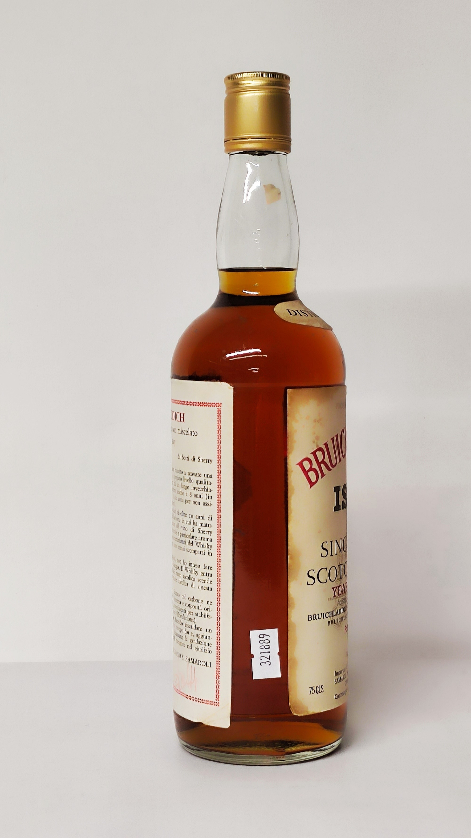 Bruichladdich Samaroli 10 Years Old 1965, Single Malt Scotch Whisky