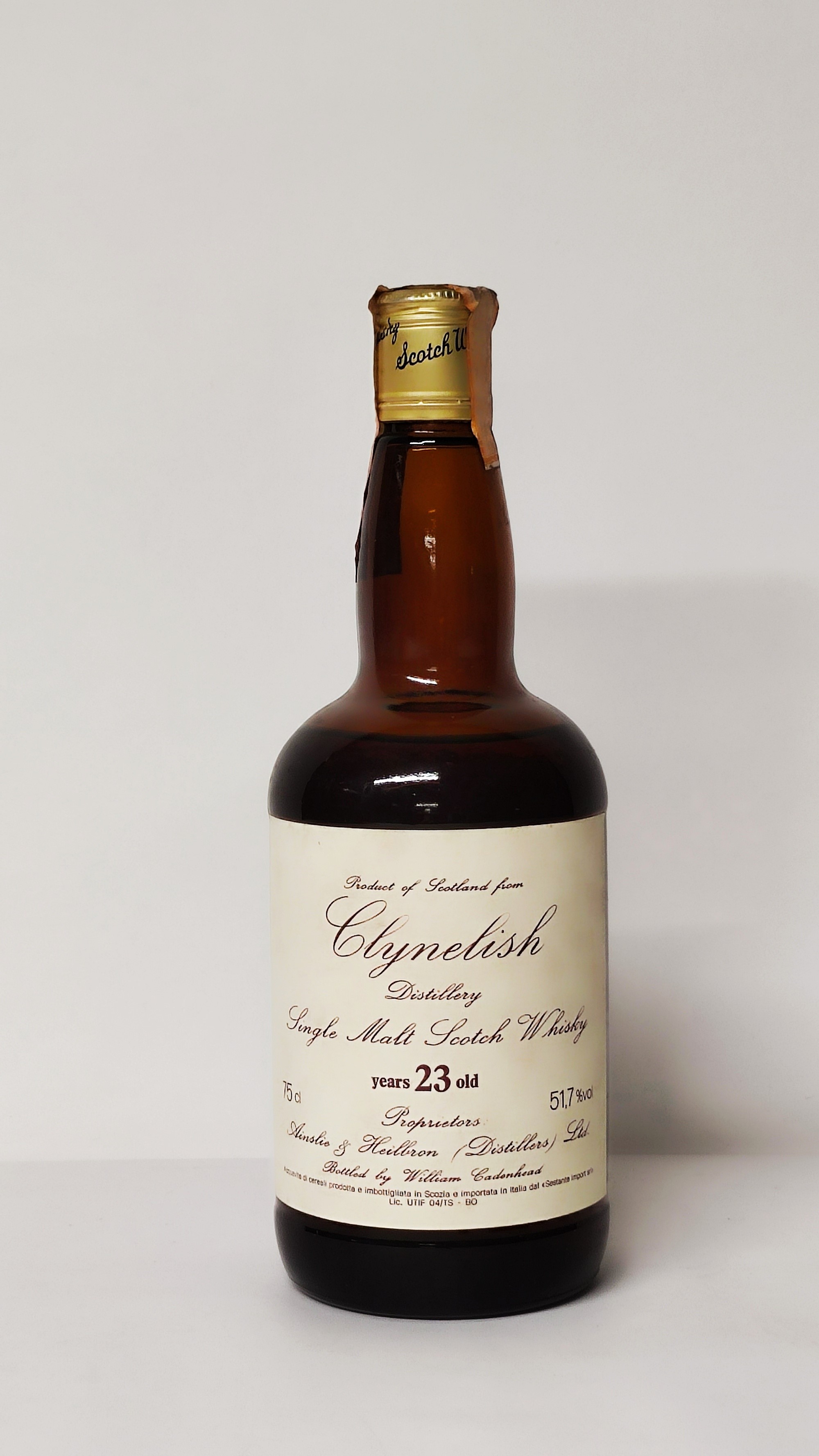 Clynelish Cadenhead 23 Years Old 1966, Single Malt Scotch Whisky