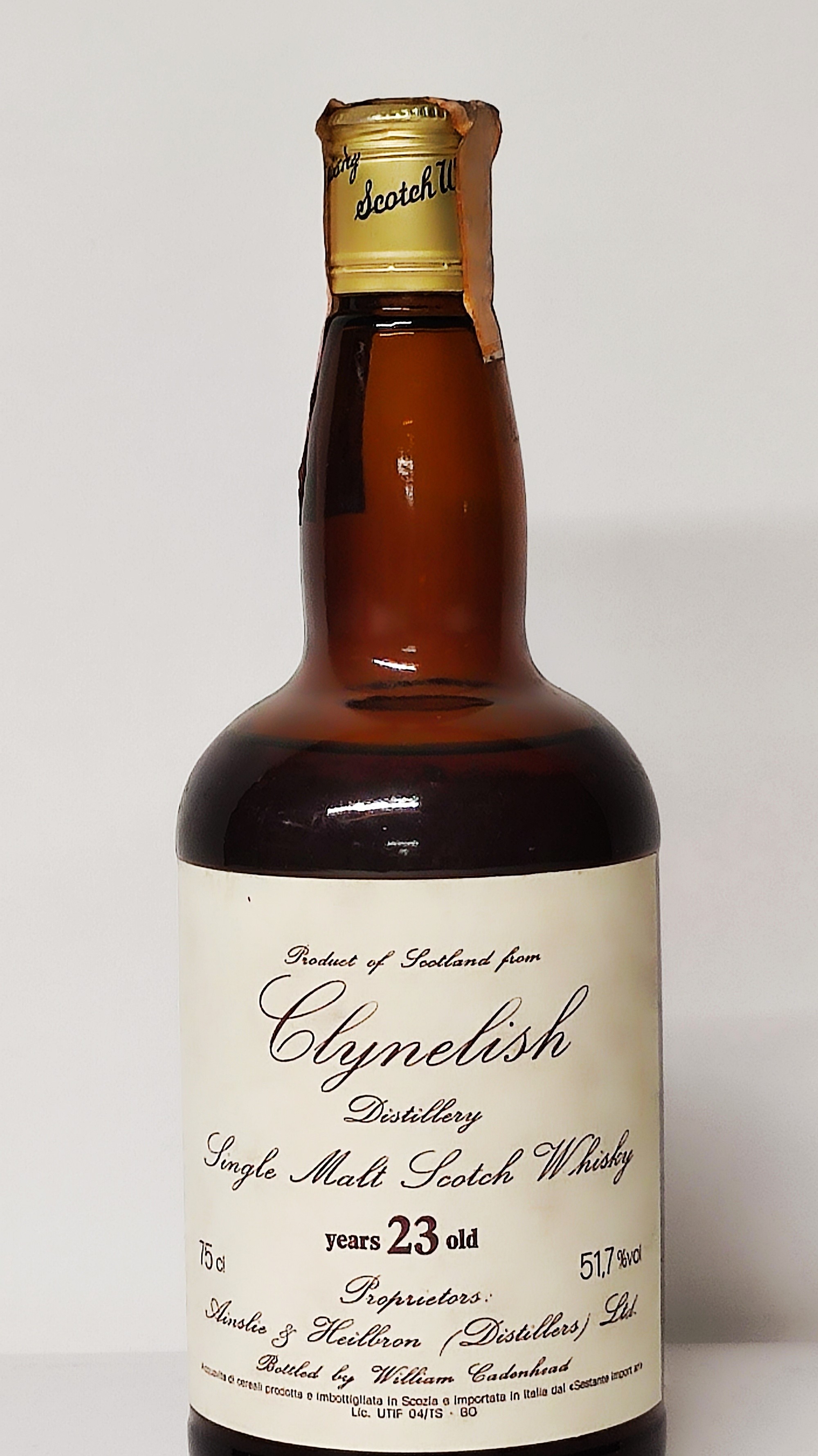 Clynelish Cadenhead 23 Years Old 1966, Single Malt Scotch Whisky