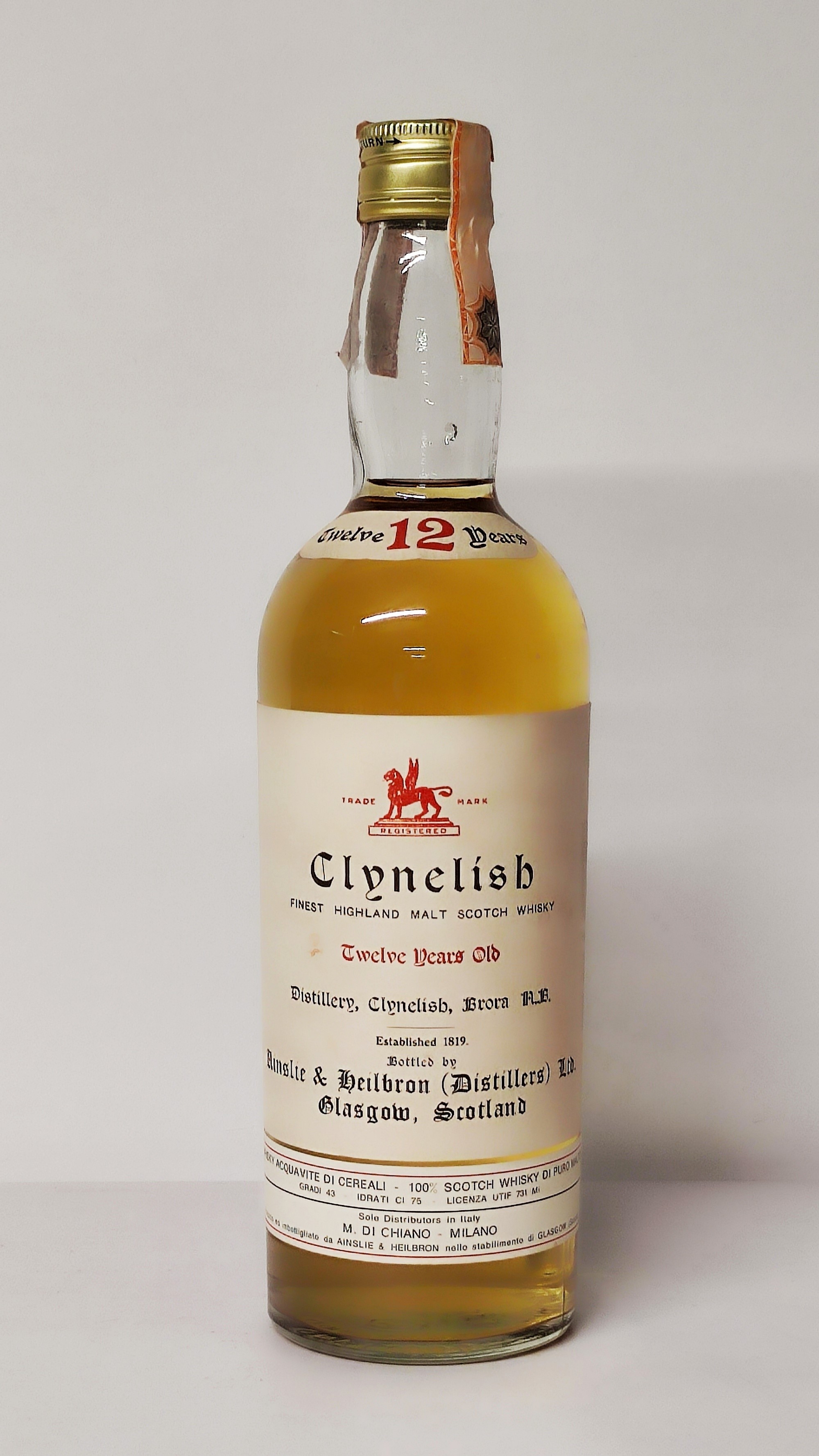 Clynelish 12 Years Old, Finet Highland Malt Scotch Whisky