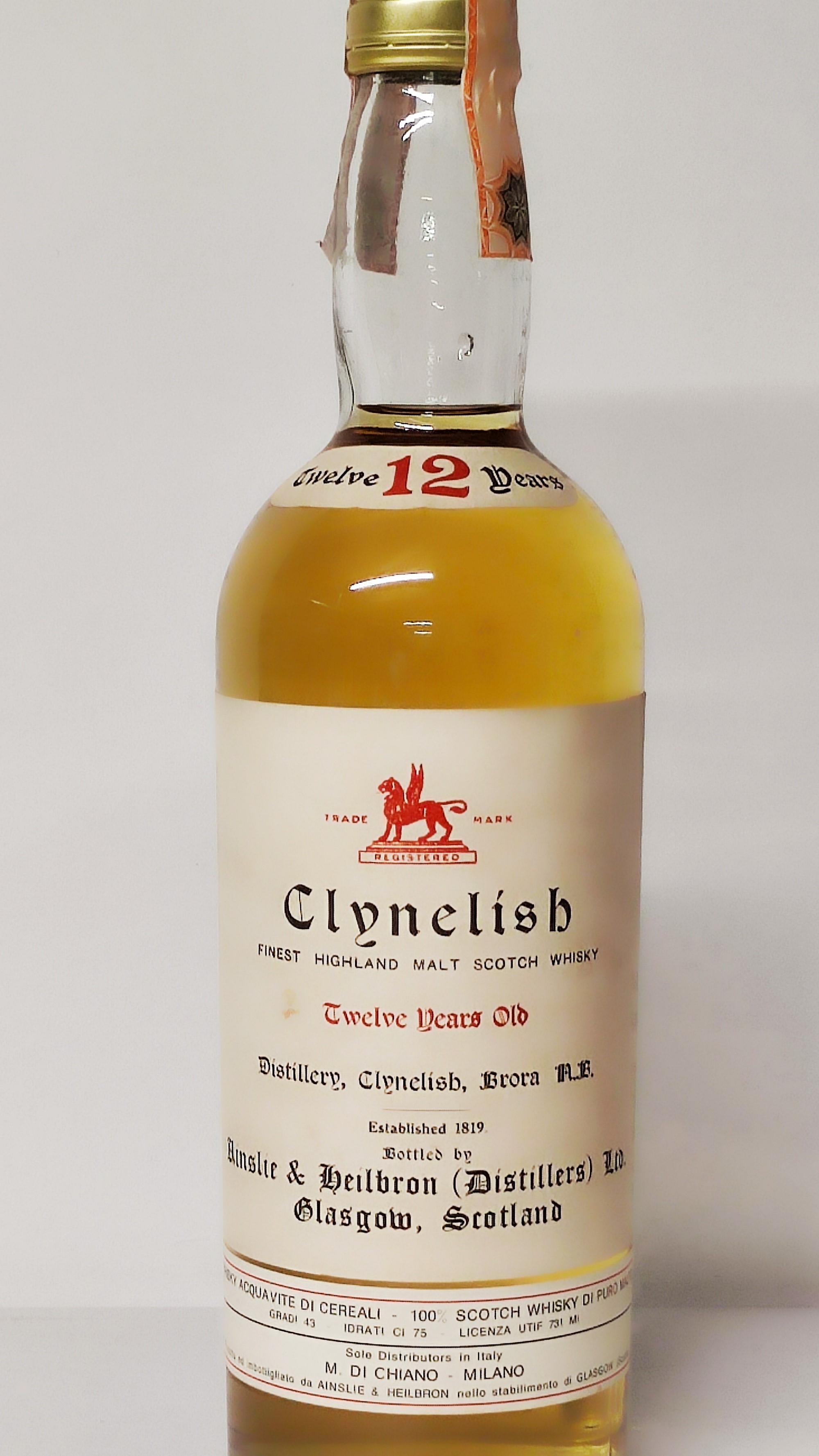 Clynelish 12 Years Old, Finet Highland Malt Scotch Whisky