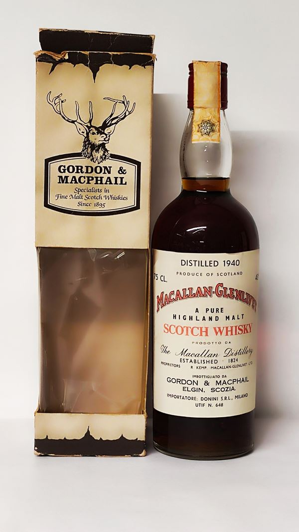 Macallan-Glenlivet 1940, Pure Highland Malt Scotch Whisky