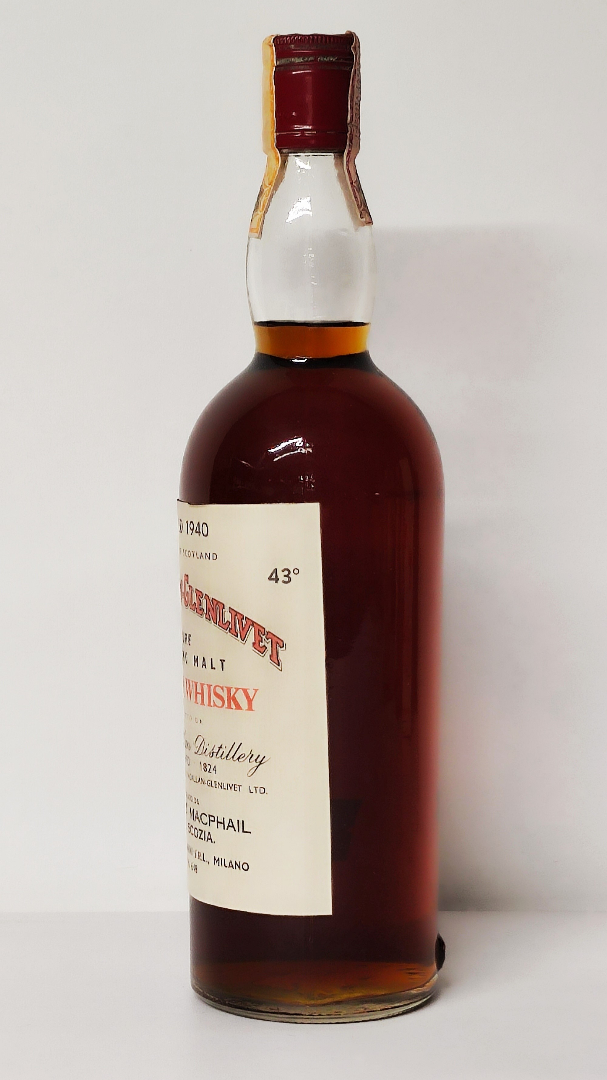 Macallan-glenlivet 1940, Pure Highland Malt Scotch Whisky