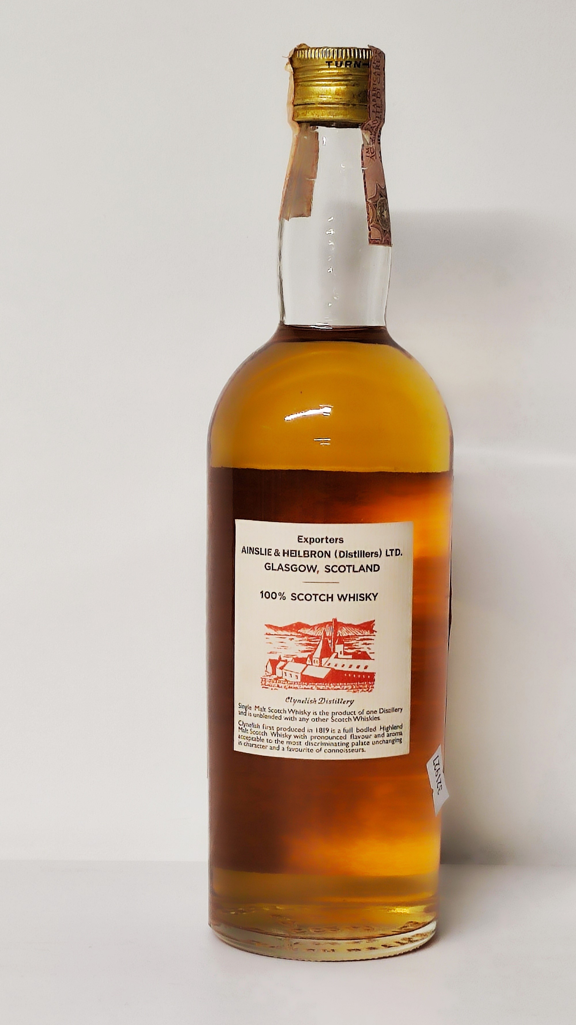 Clynelish 12 Years Old Whiskyteca Edward, Finet Highland Malt Scotch Whisky